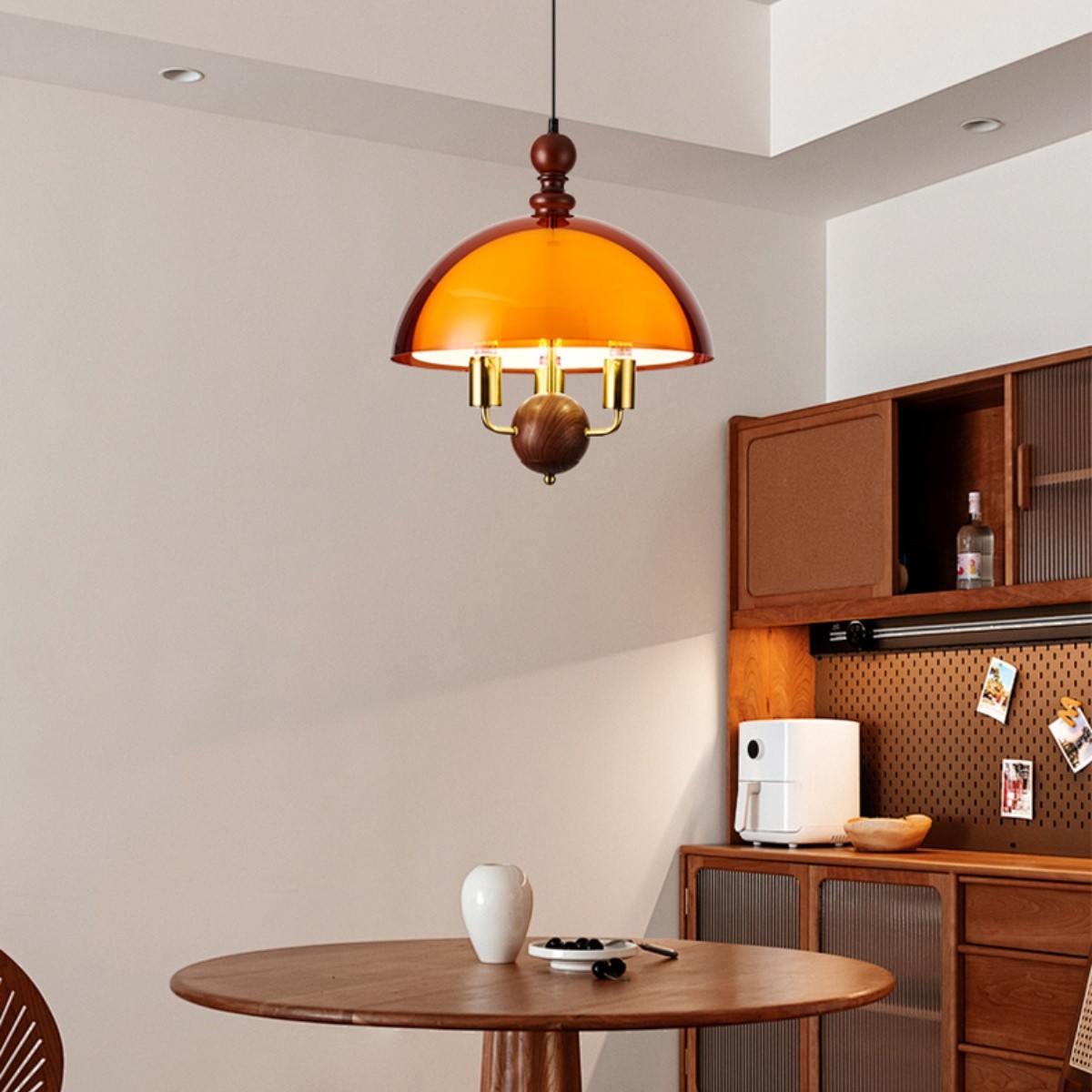 French Medieval Style Sunset Afterglow Acrylic Pendant Light S254