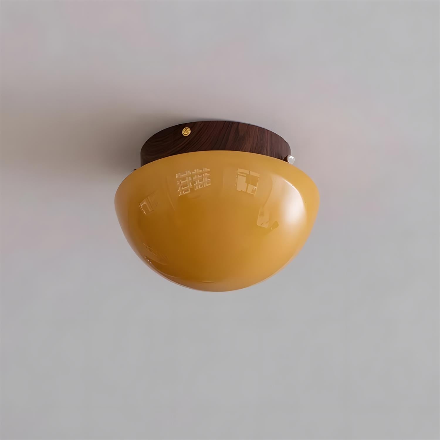 Honeyed Dome Ceiling Lamp T1541