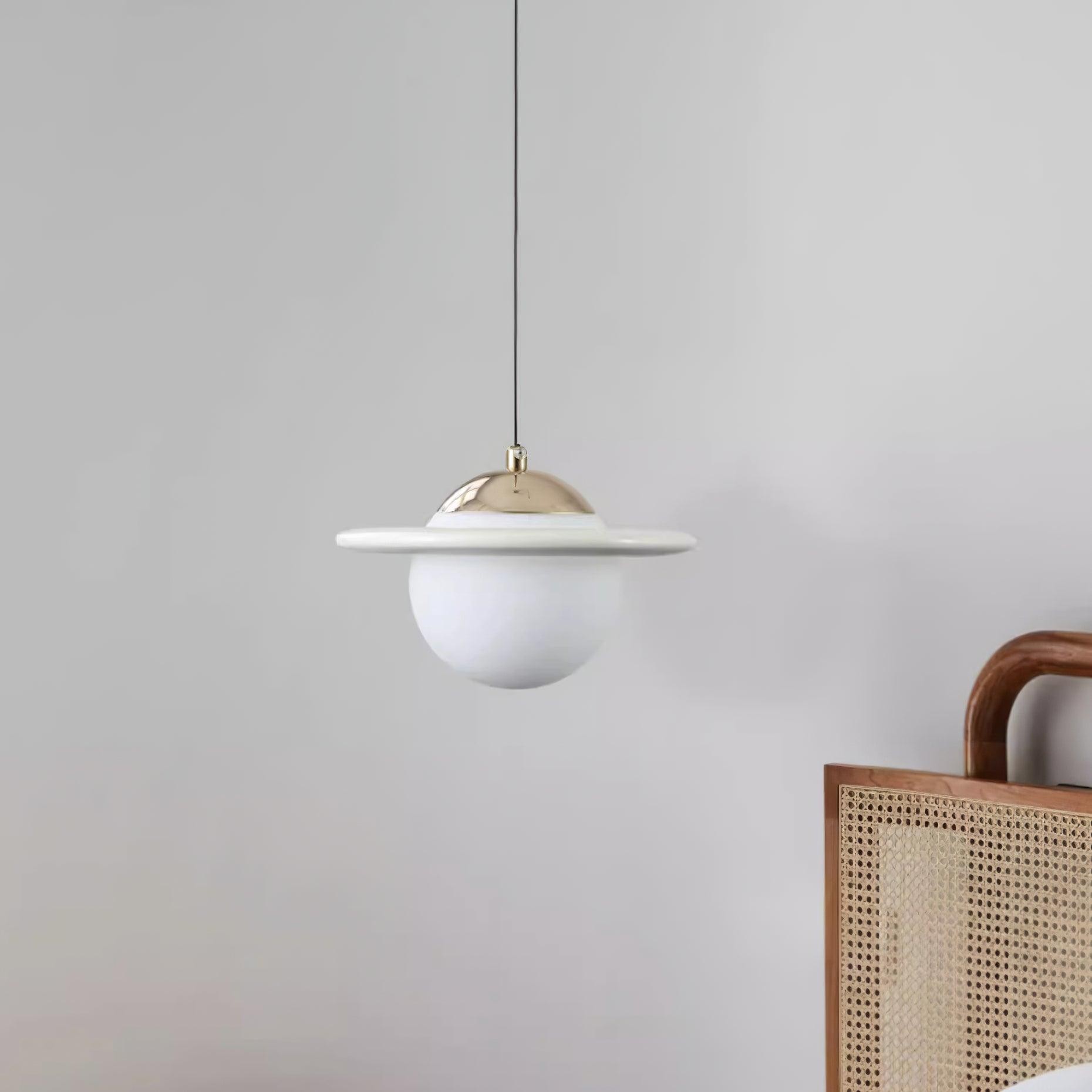 Romantic Saturn Planet Pendant Lamp for Bedroom M415