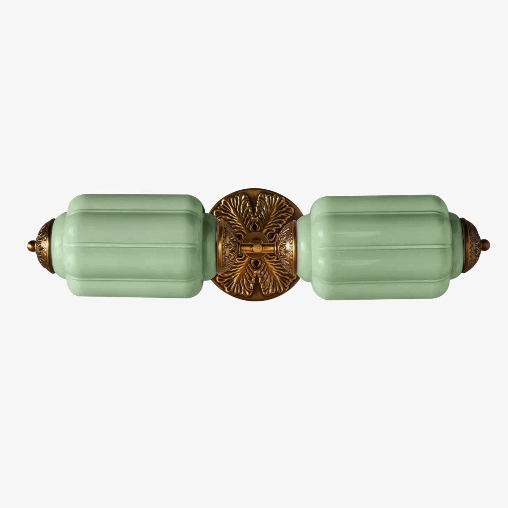 Eloise Elegant Glass Wall Sconce - Vintage Lighting for Bedroom T290