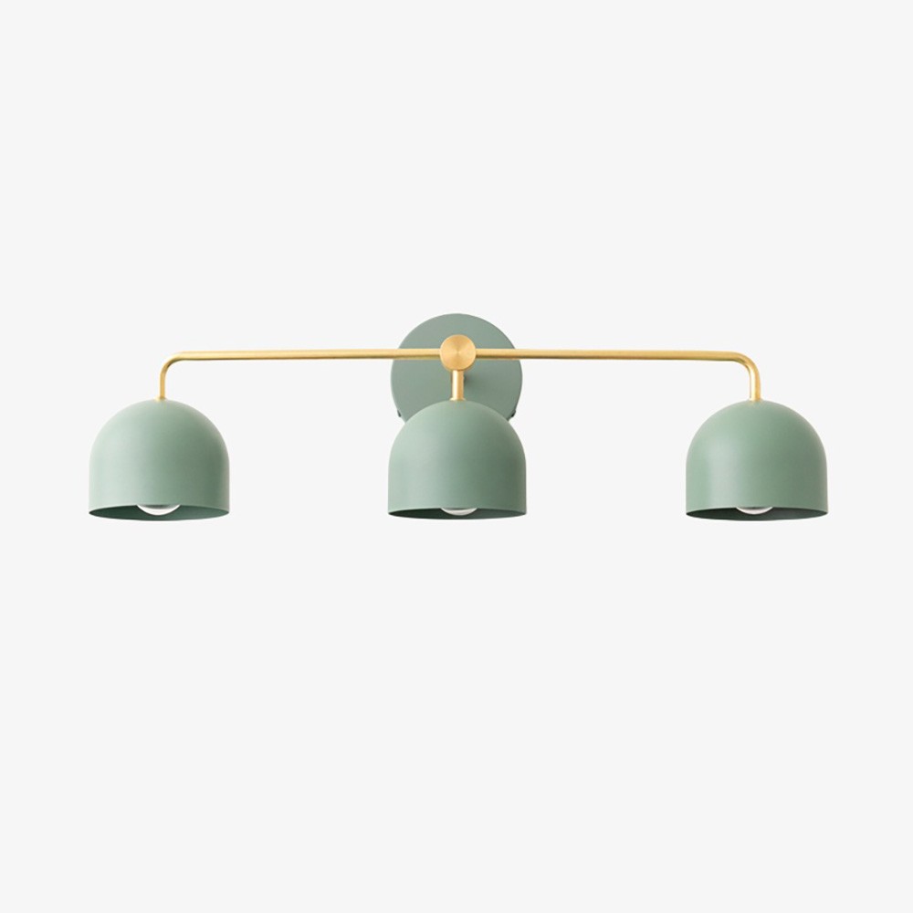 Metio Dome Farmhouse Wall Lamp - Metal Bathroom Mirror Sconce Light T450