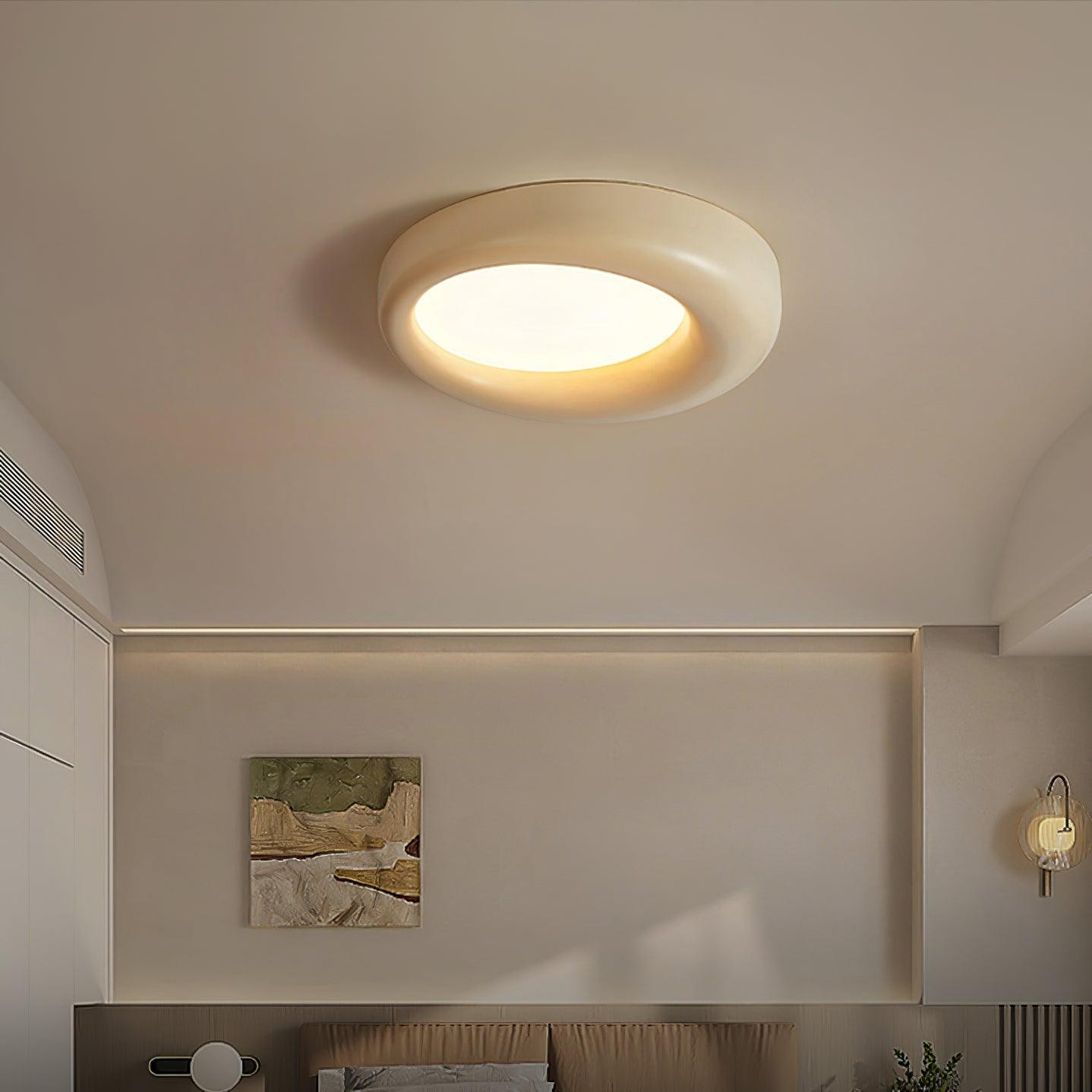 Center Offset Concentric Circle Acrylic Ceiling Lamp M308