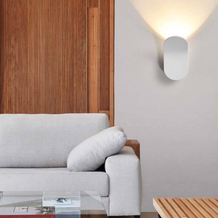 Contemporary Scandinavian Aluminum Arch LED Wall Sconce Lamp M64