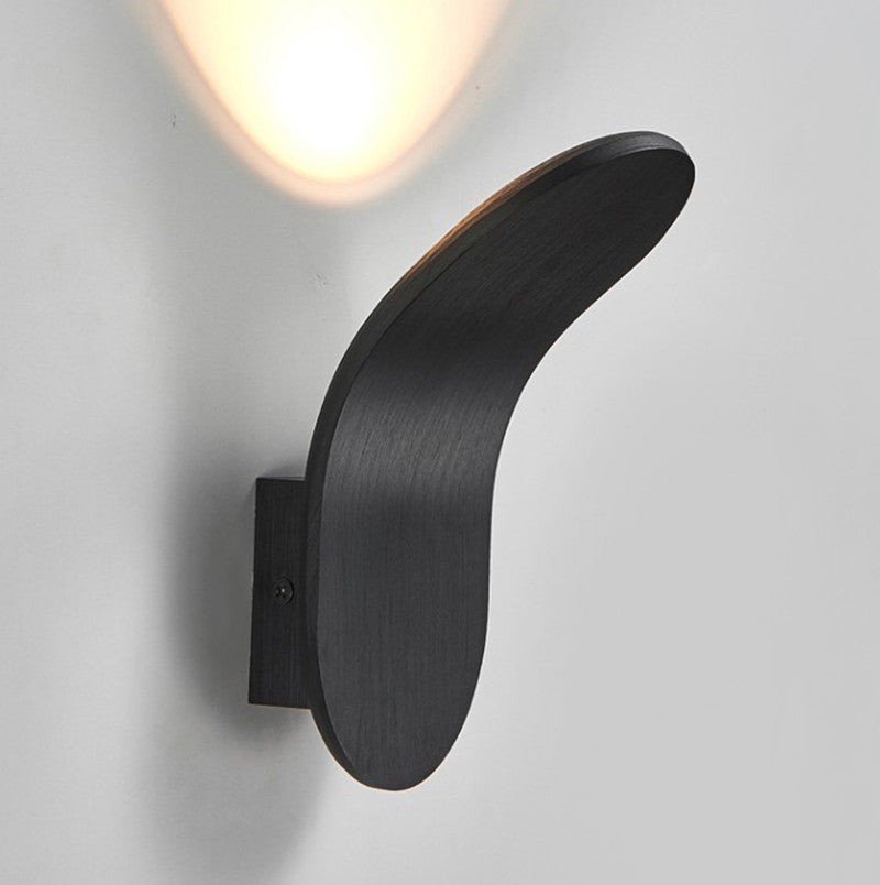 Contemporary Scandinavian Aluminum Arch LED Wall Sconce Lamp M64