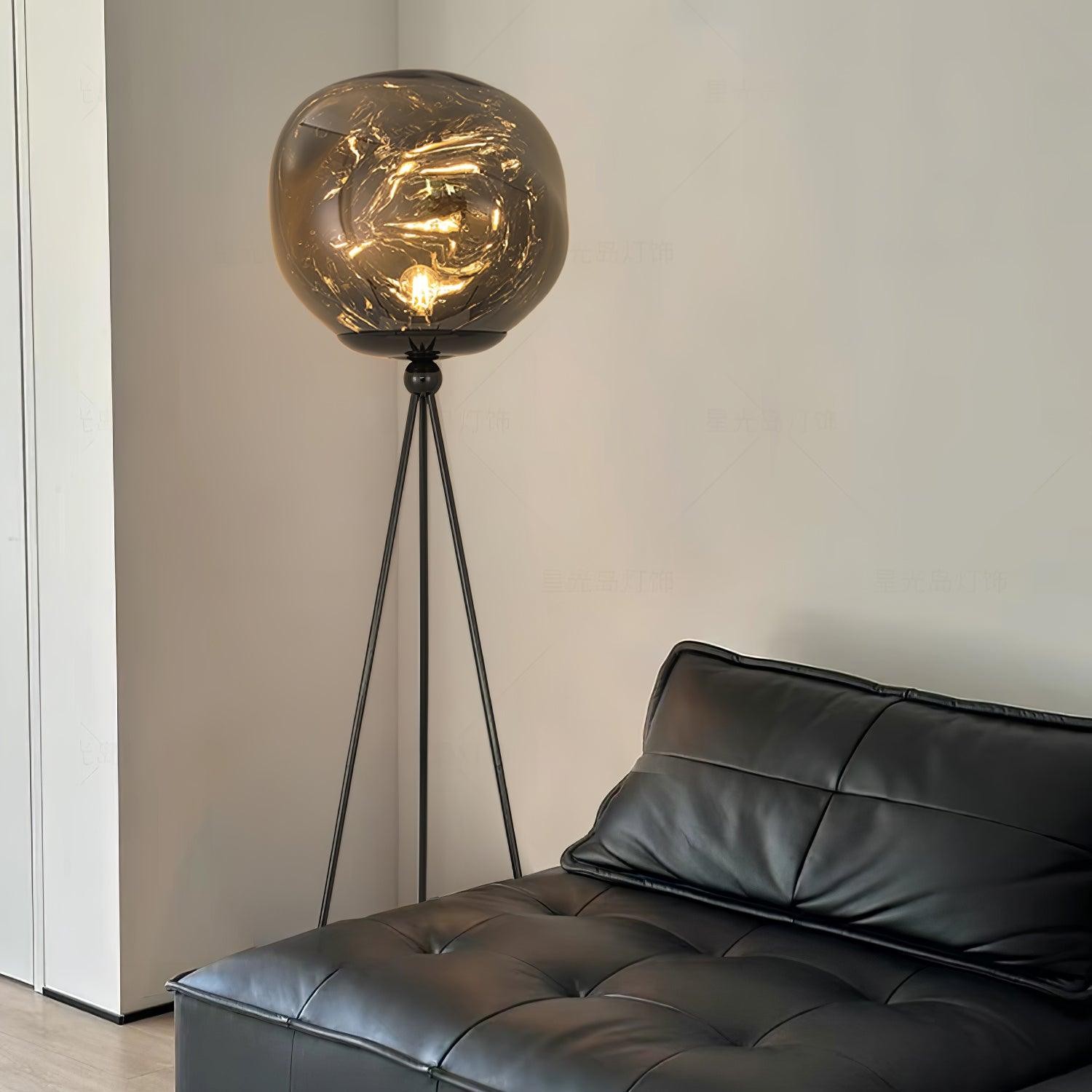 Tripod Irregular Lava Floor Lamp M216