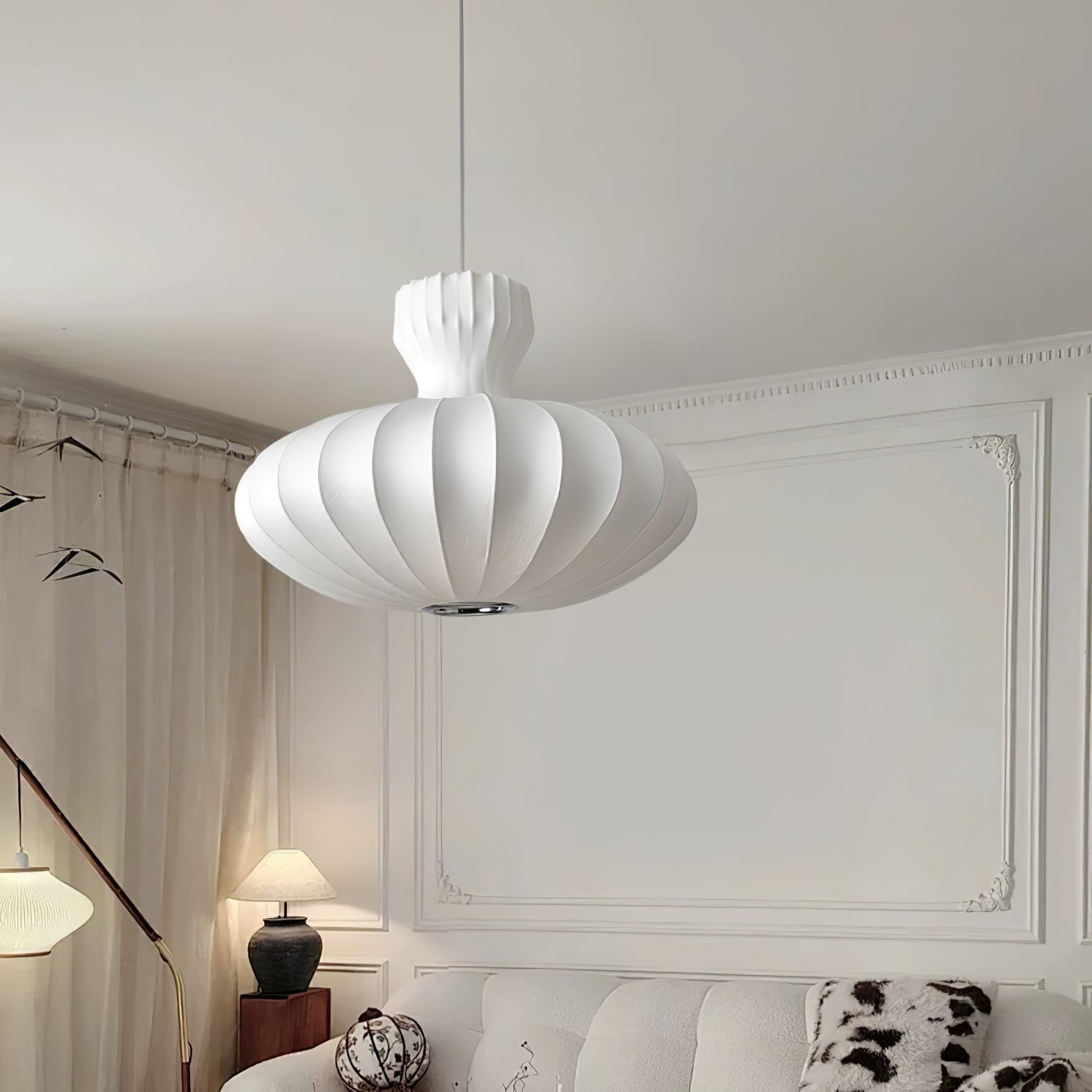 Lantern Silk Vintage Pendant Lamp M506