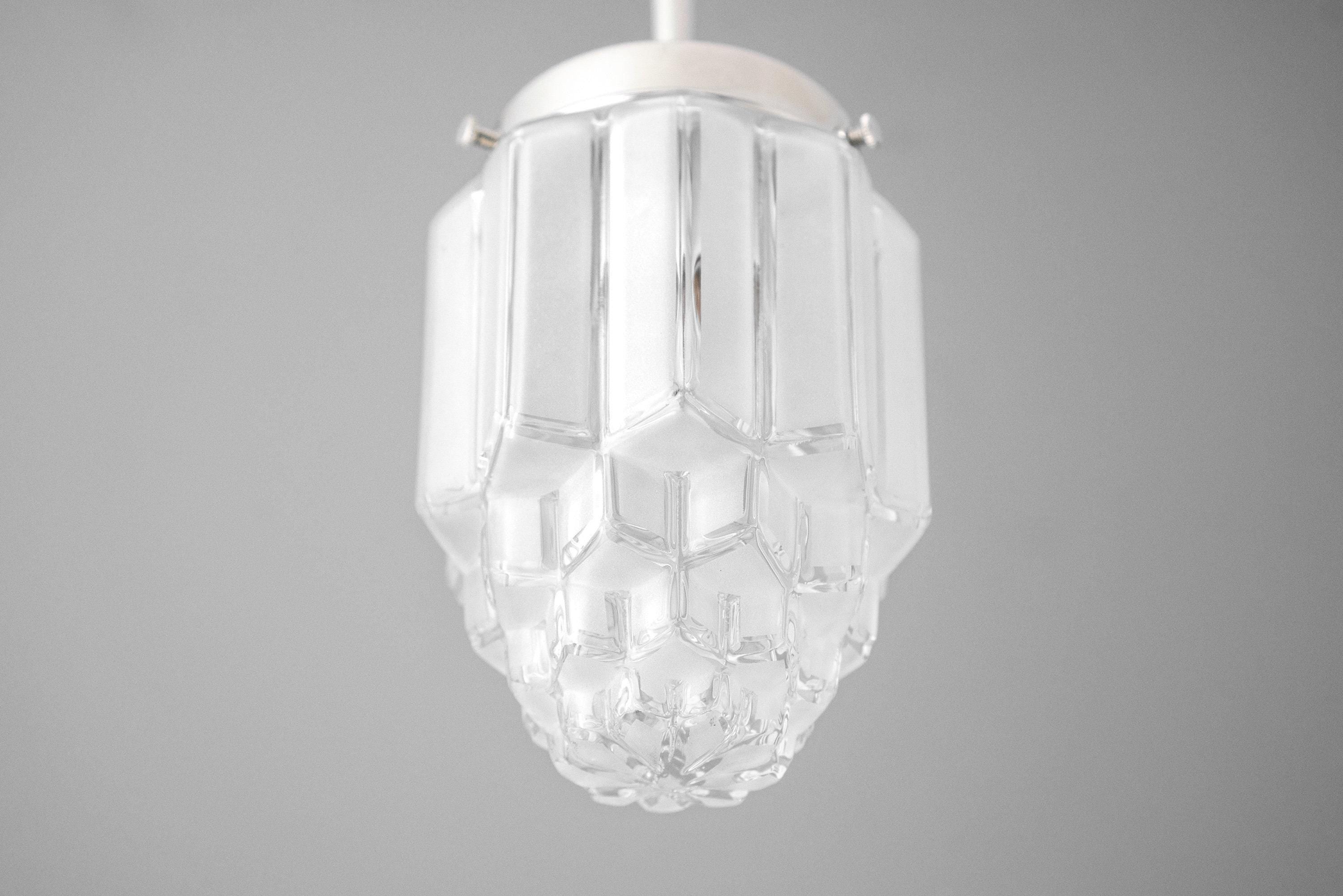Tierlux Glass Pendant Light - Art Deco Globe Design T347