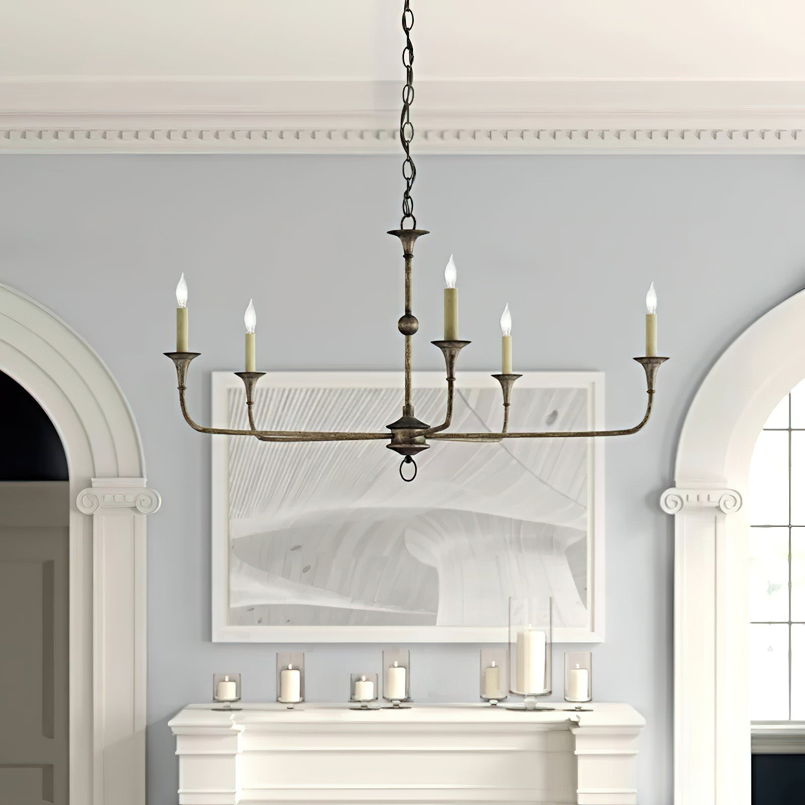 Mid Century Vintage Chandelier M26