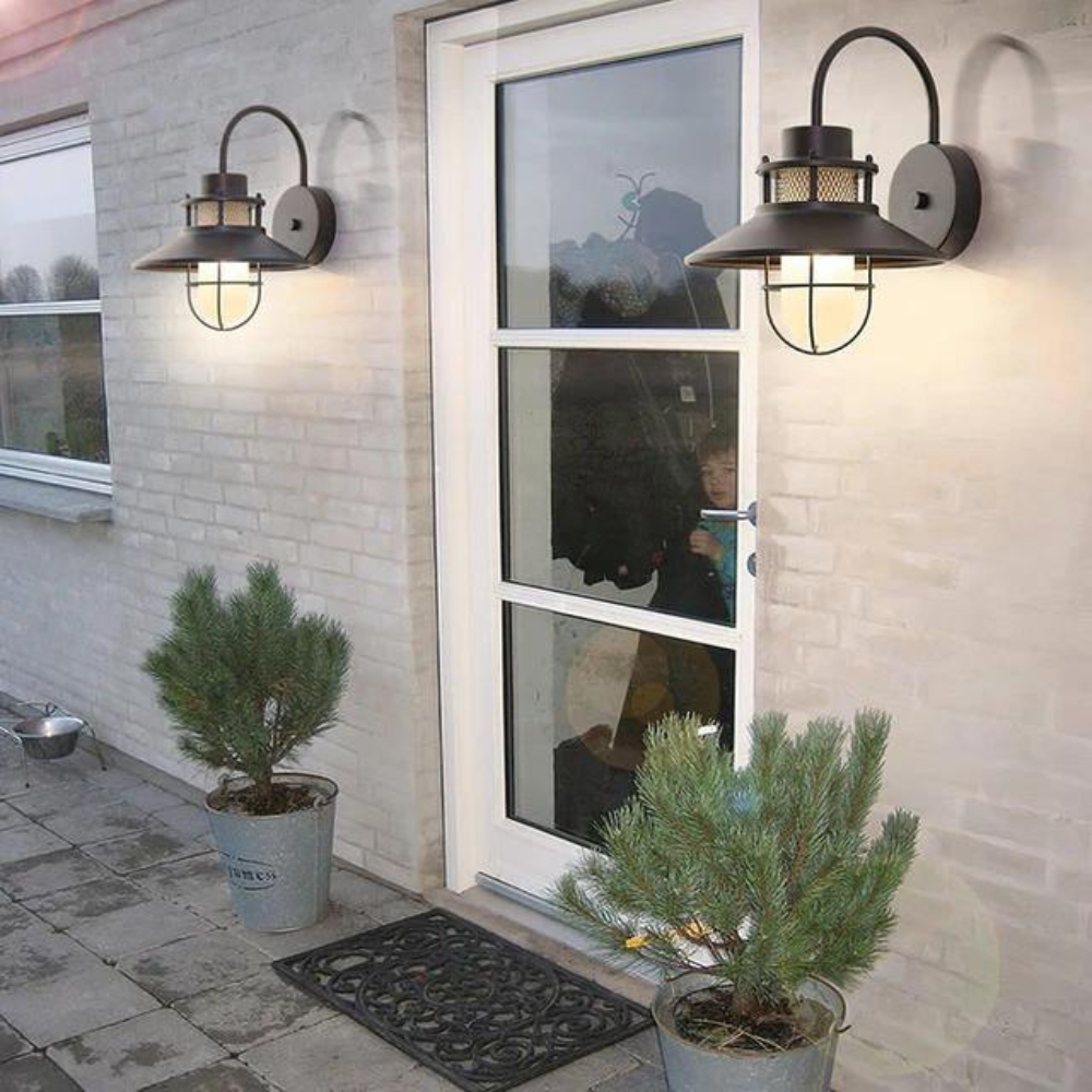 Luminous Outdoor Torch Metal Outdoor Wall Lamp T2031