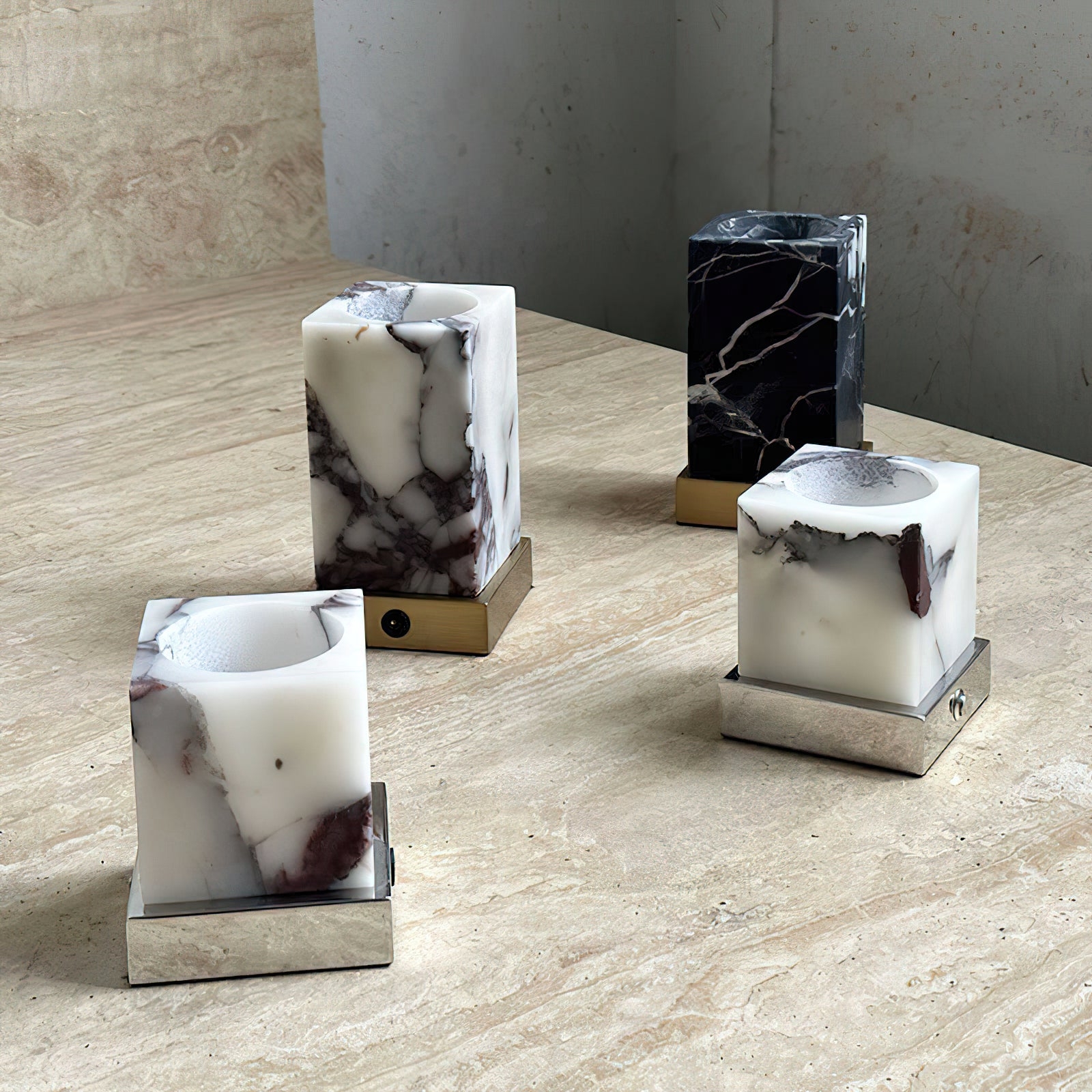 Cube Marble Table Lamp T1798