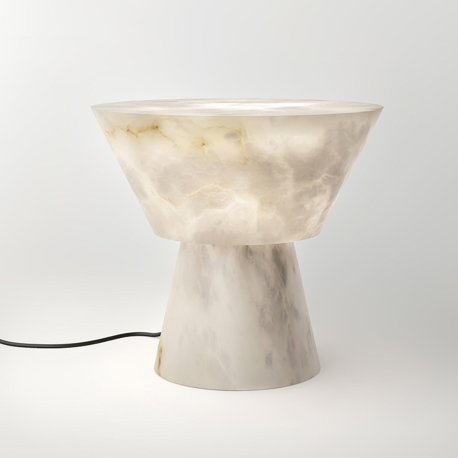 Beta Marble Alabaster Table Lamp T1610