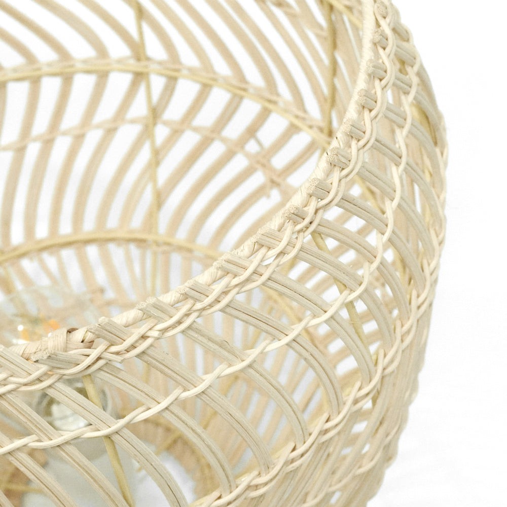 Wicker Basket Rattan Pendant Light S74