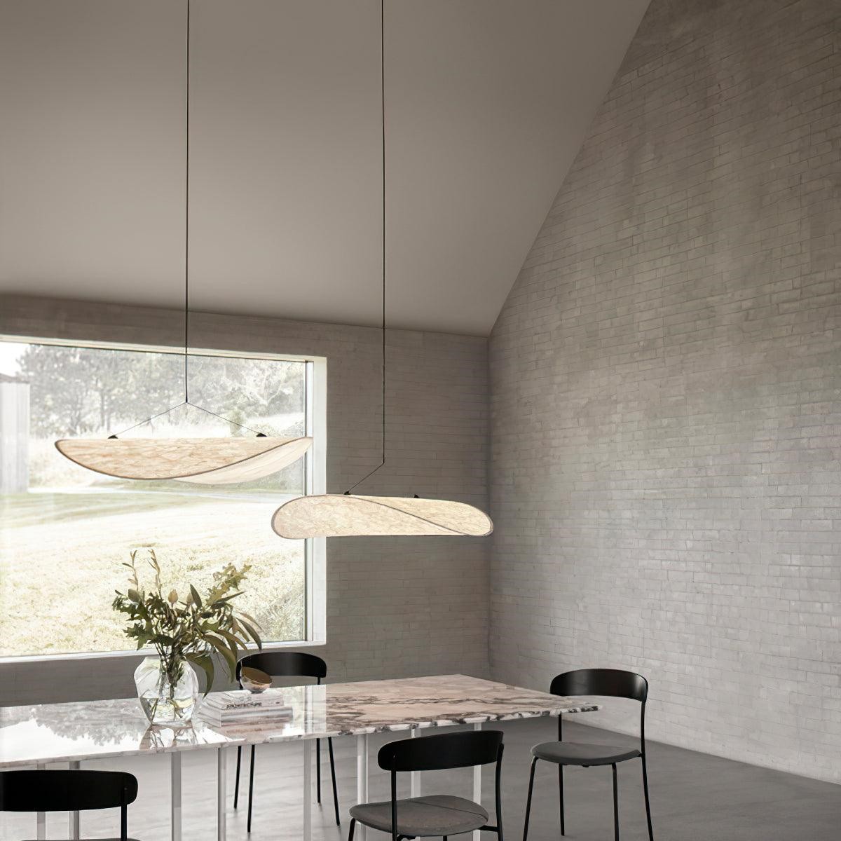 Tense Pendant Lamp - Contemporary Silk Design for Dining Area S51