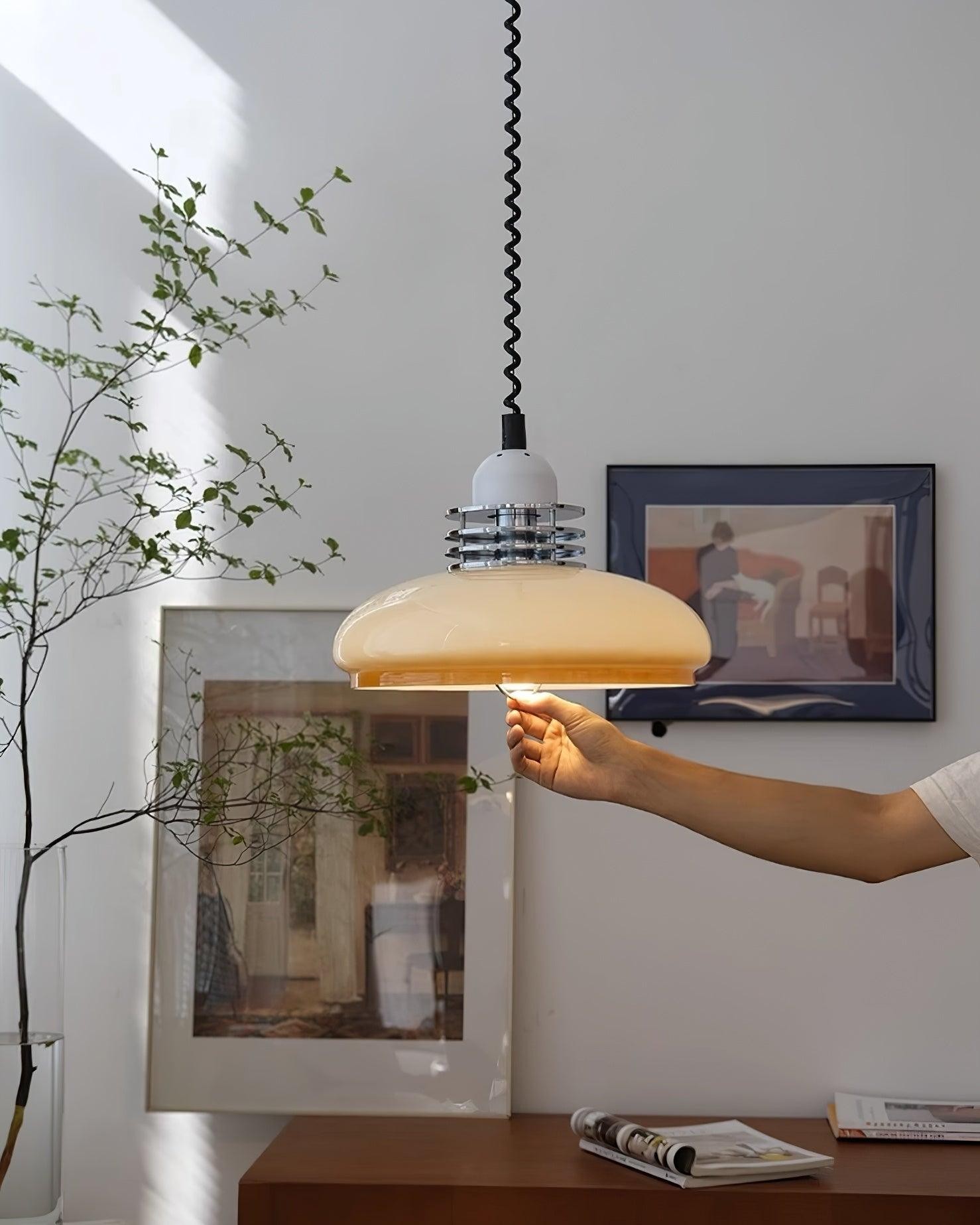 Nordic Cream Retractable Pendant Lamp M203