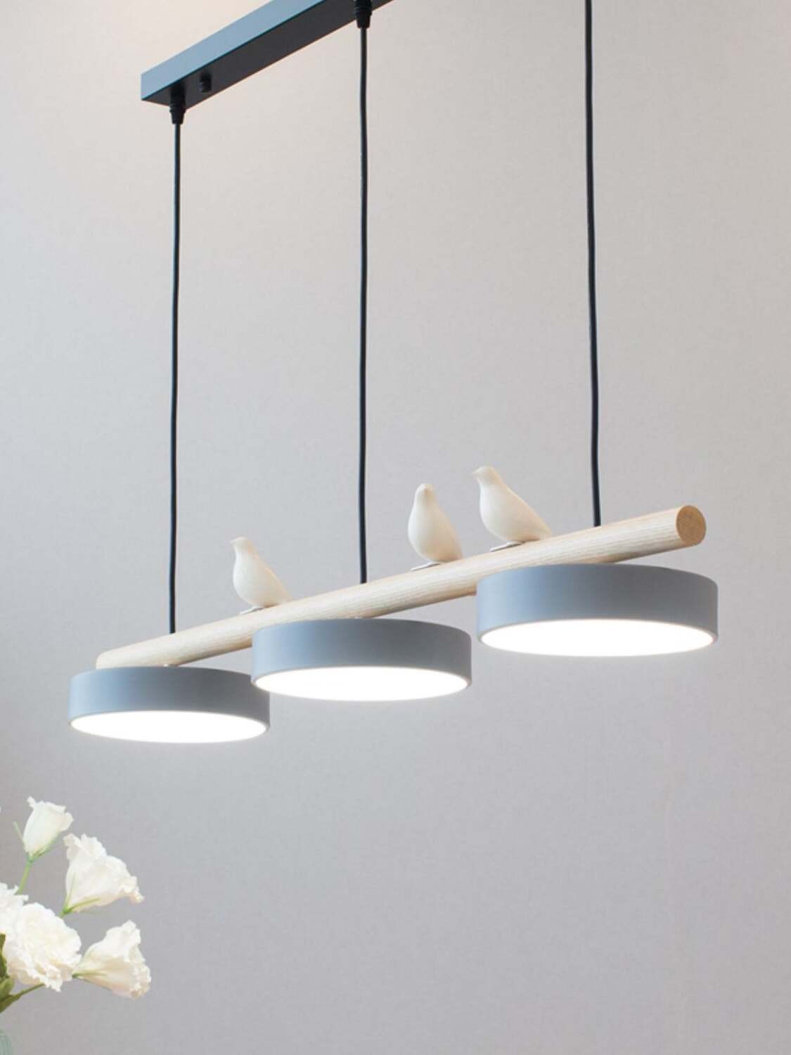 Creative Branch Bird Shaped Pendant Lamp G01