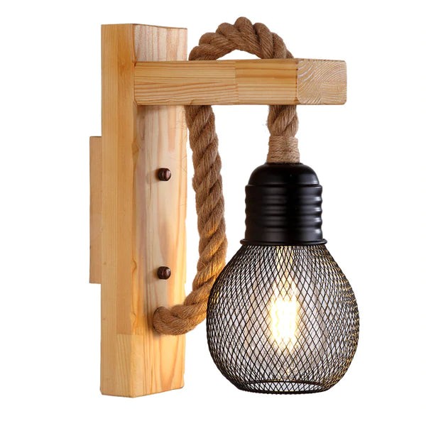 Hemp Rope Wall Lamp
