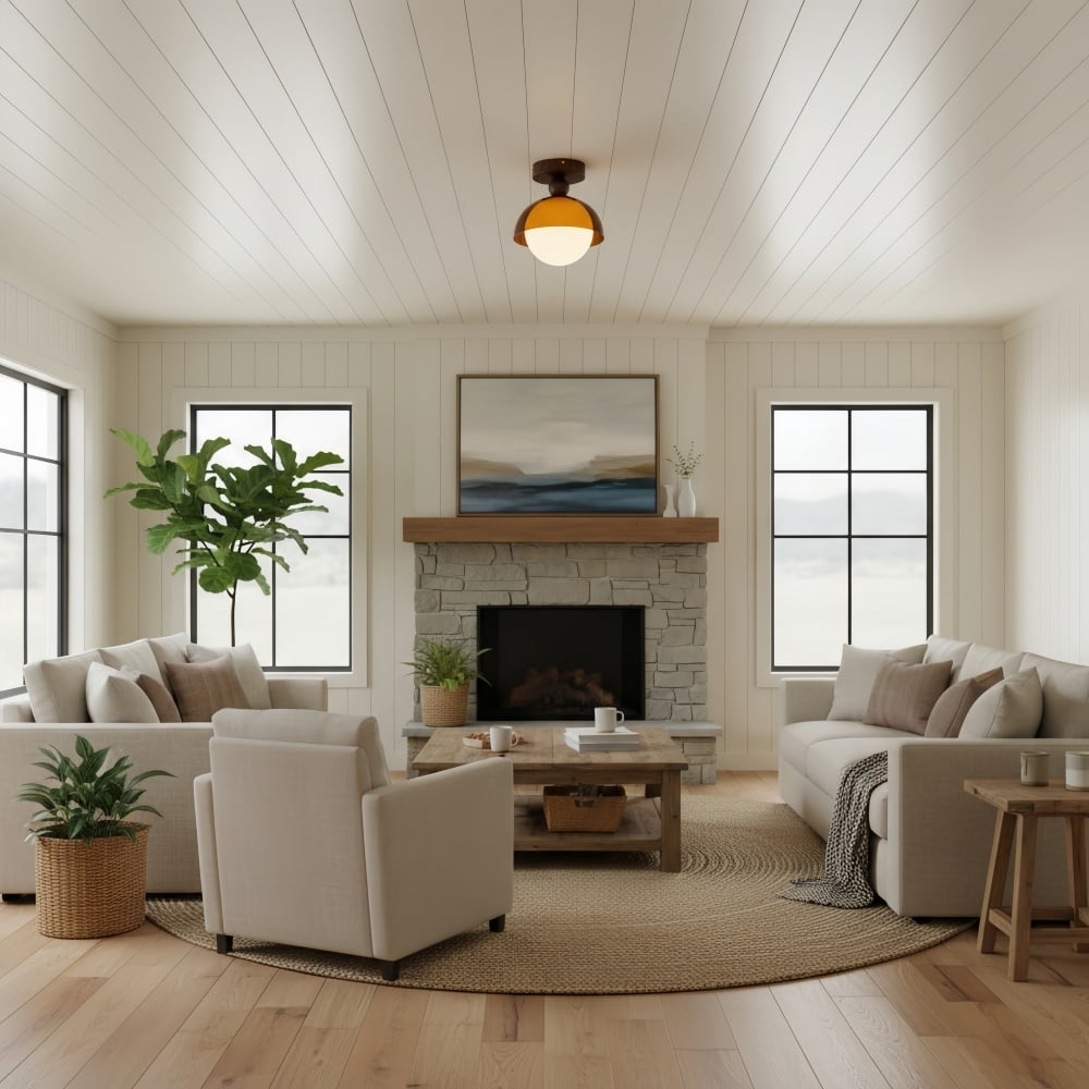Afterglow Sunset Glow Ceiling Light - Hallway Entryway T490