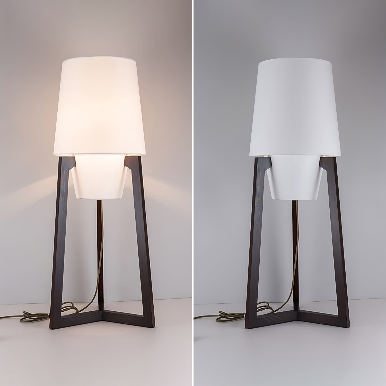 Modern Simple Chinese Style Solid Wood Floor Lamp M51