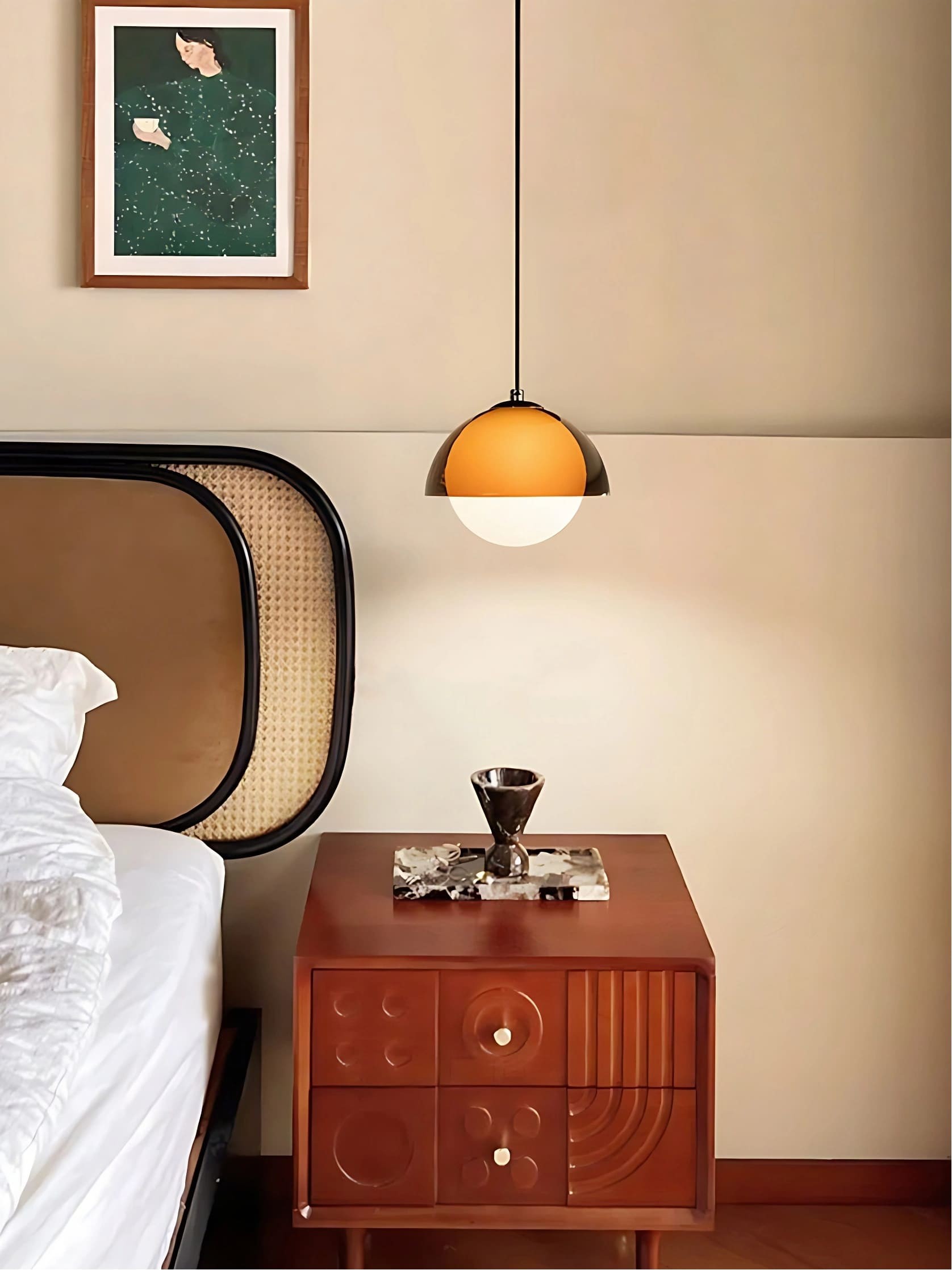 Sunset Pendant Light – Vintage Design For Bedside Ambience G99
