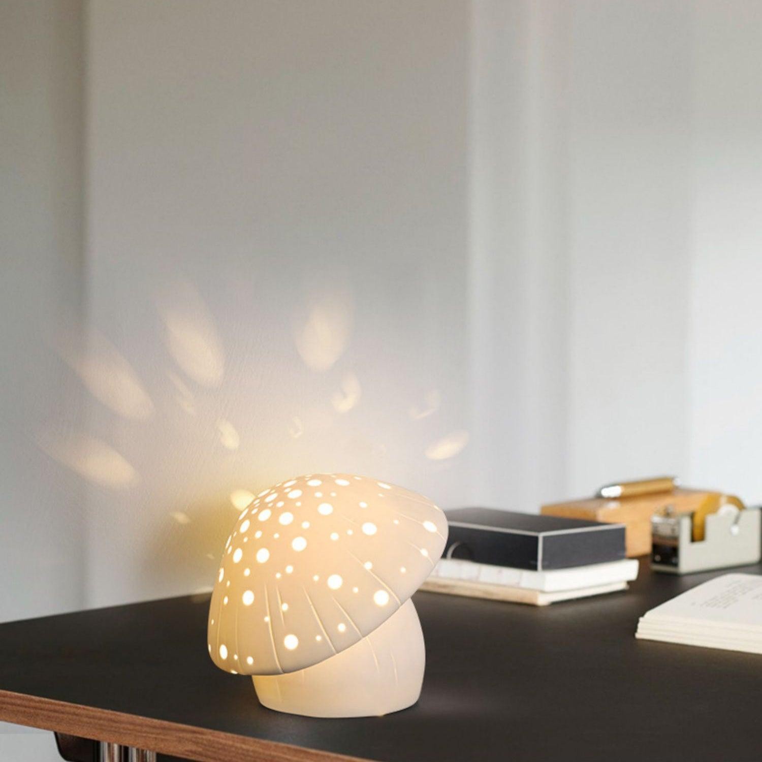 Cartoon Mushroom Skeletonized Table Lamp M363