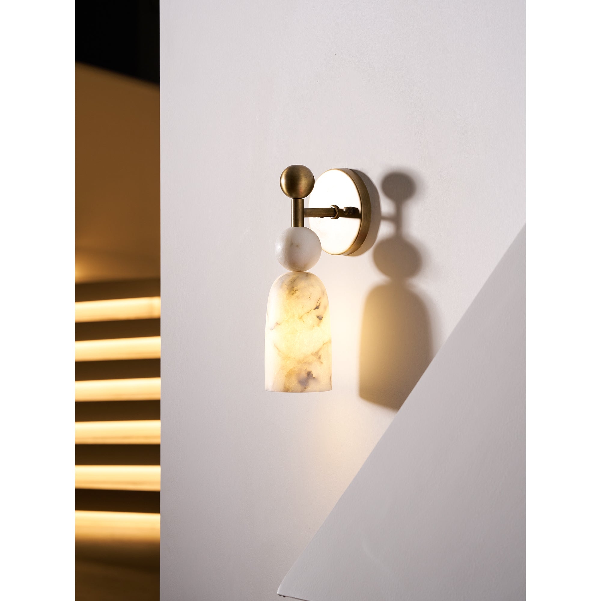 Flume Alabaster Wall Lamp T1989