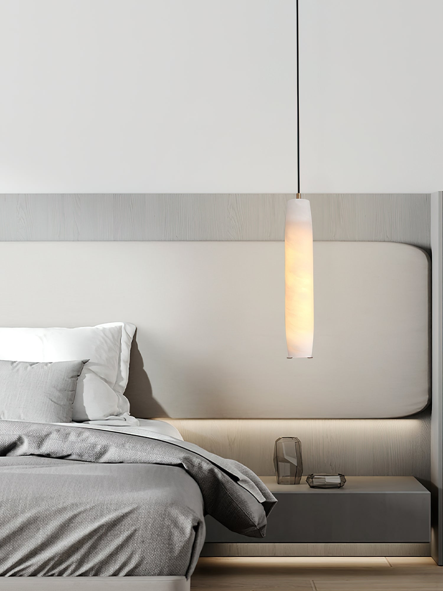 Alabaster Flute Pendant Light T1660