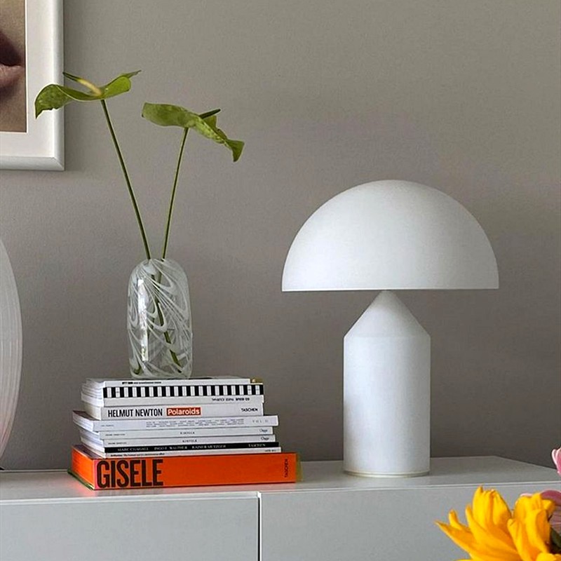 HaloVell Table Lamp Sculptural Dome - Modern Bedroom Lighting