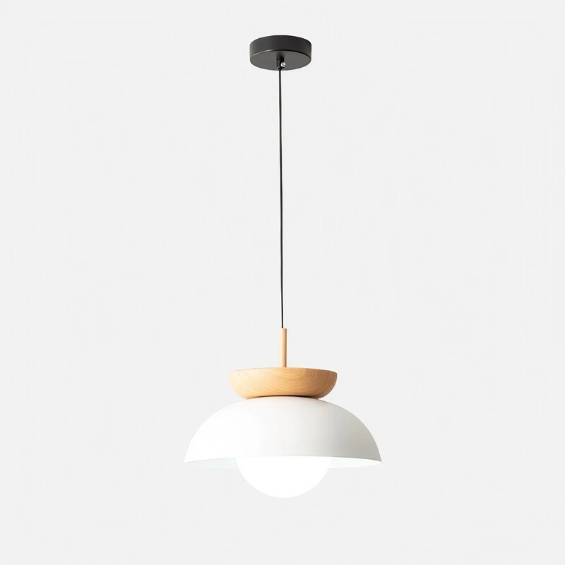 Nordic Semi Wooden Pendant Light S63