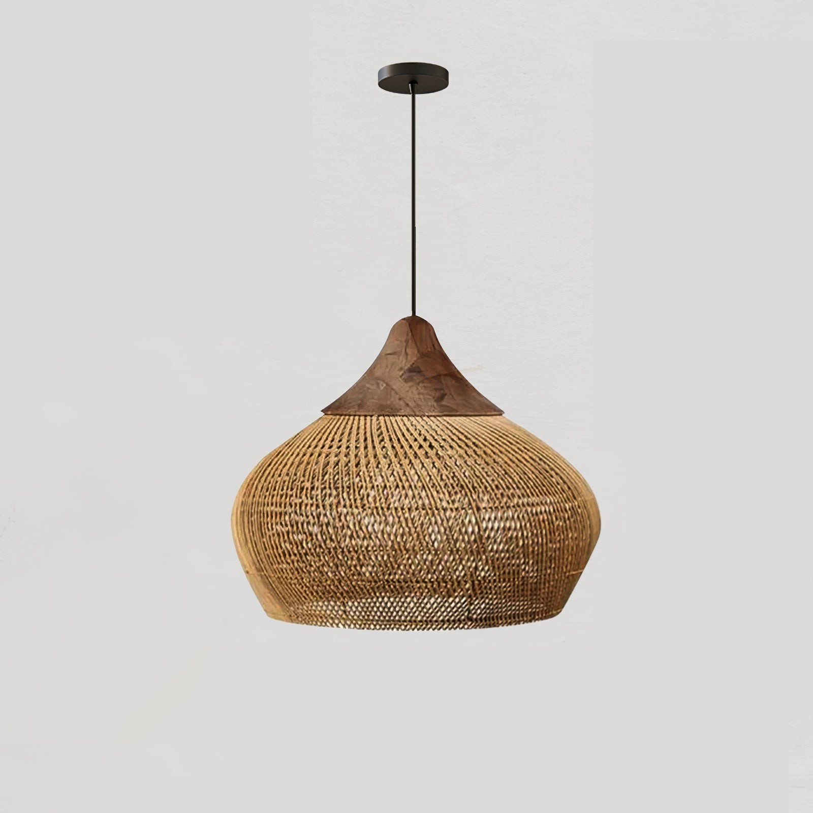 Harp Braided Rattan Pendant Lamp T048