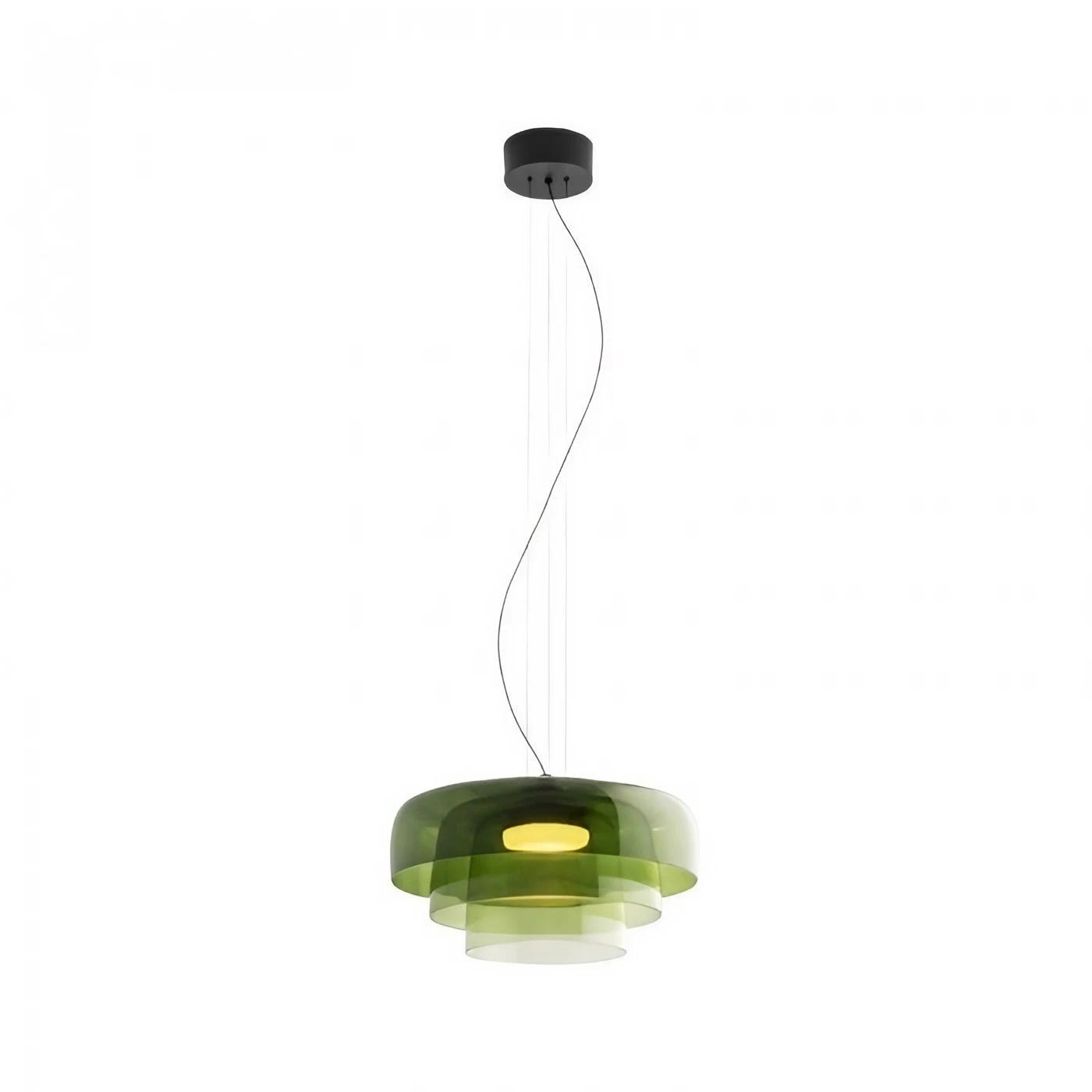 Lark 3 Shade Modern Glass Pendant Light