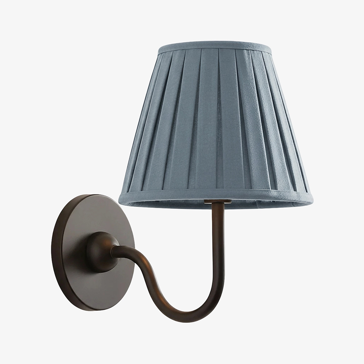 Luvora Modern Pleated Shade Wall Lamp for Bedroom & Living Room T036