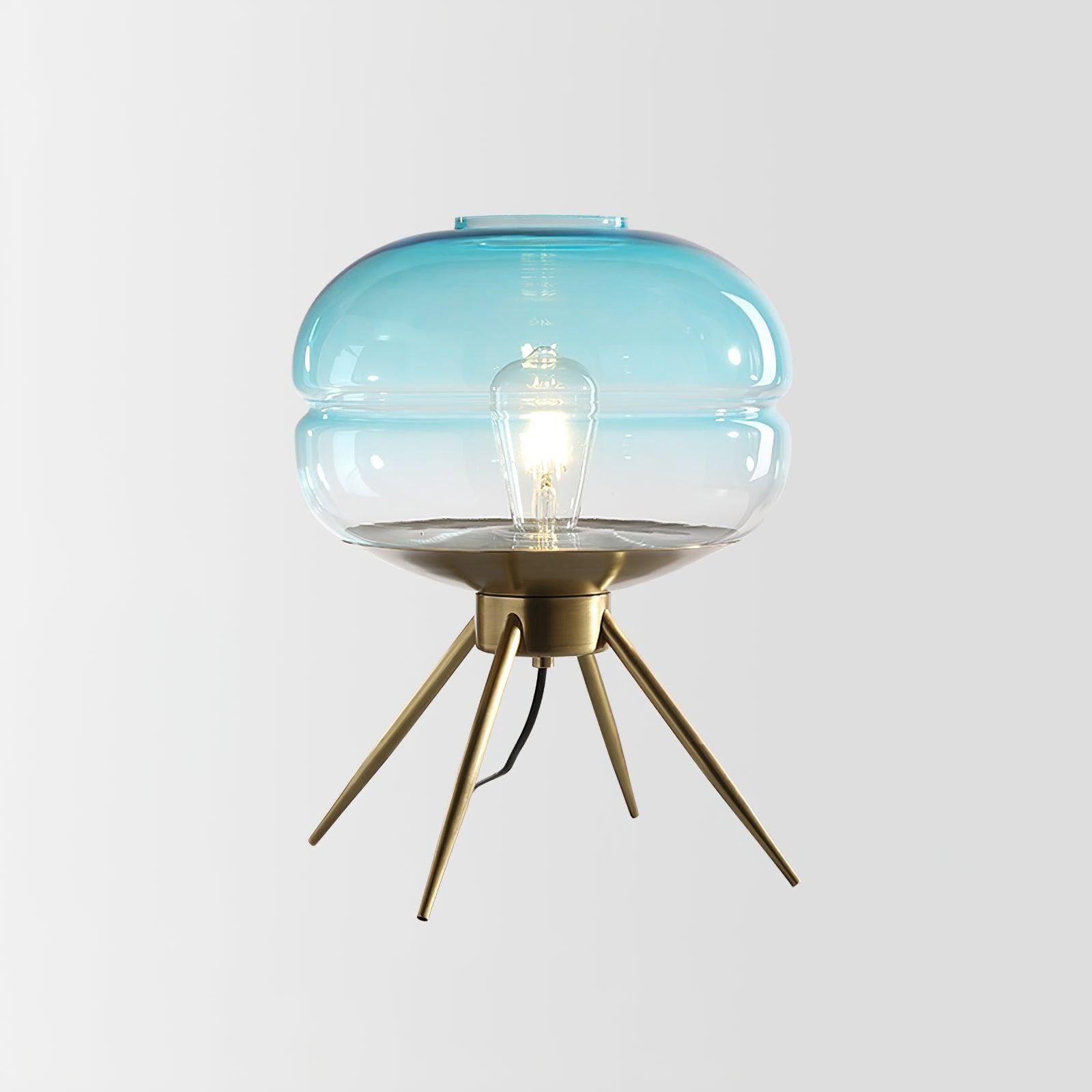 Luxury Personality Colored Glass Cover Tall Table Lamp M132