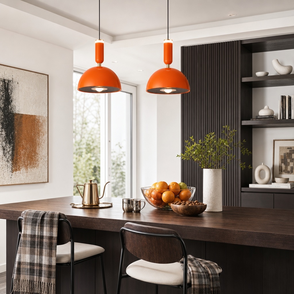 Veridia Nordic Pendant Light - Modern Adjustable Hanging Lamp for Dining Room and Living Space T2201