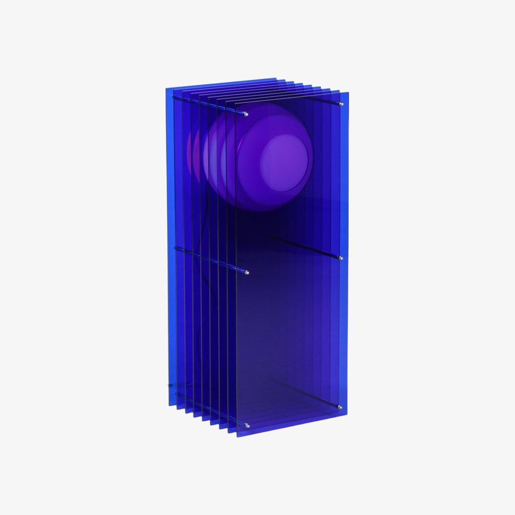 Geometric Layering Cuboid Lamp – Modern Acrylic Sunset Ambient Table Lamp S372