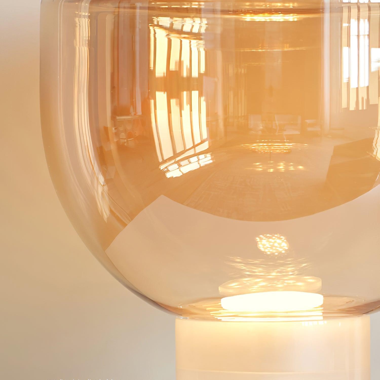 Nordic Simple Modern Luxury Glass Table Lamp For Study Room M394