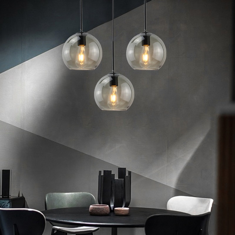 Solara Nordic Spherical Glass Pendant Light T2167