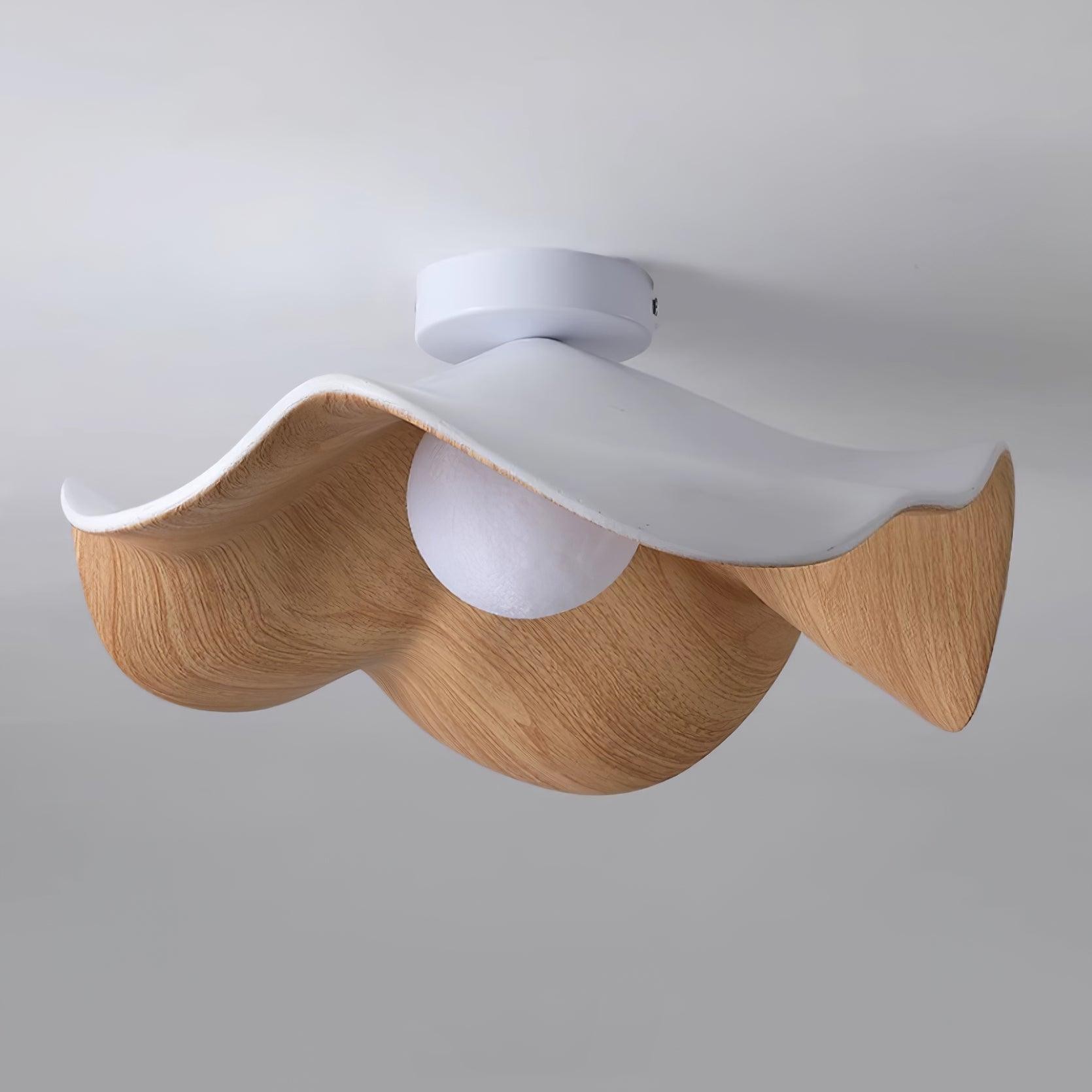 New Modern Simple Walnut Grain Ceiling Light M71