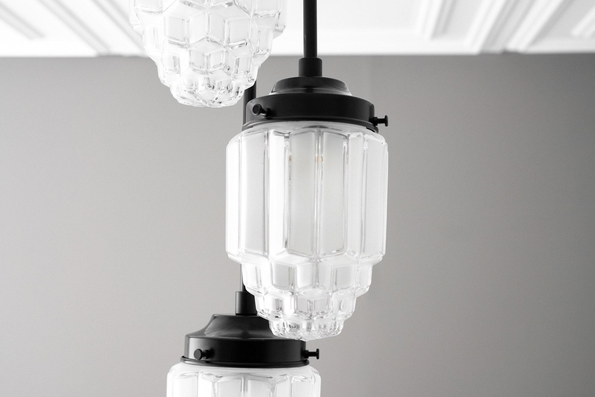 Tierlux Glass Pendant Light - Art Deco Globe Design T347