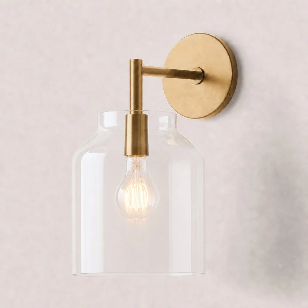 Hanton Minimalist Cylindrical Wall Sconce - Modern Lighting for Vanity T173