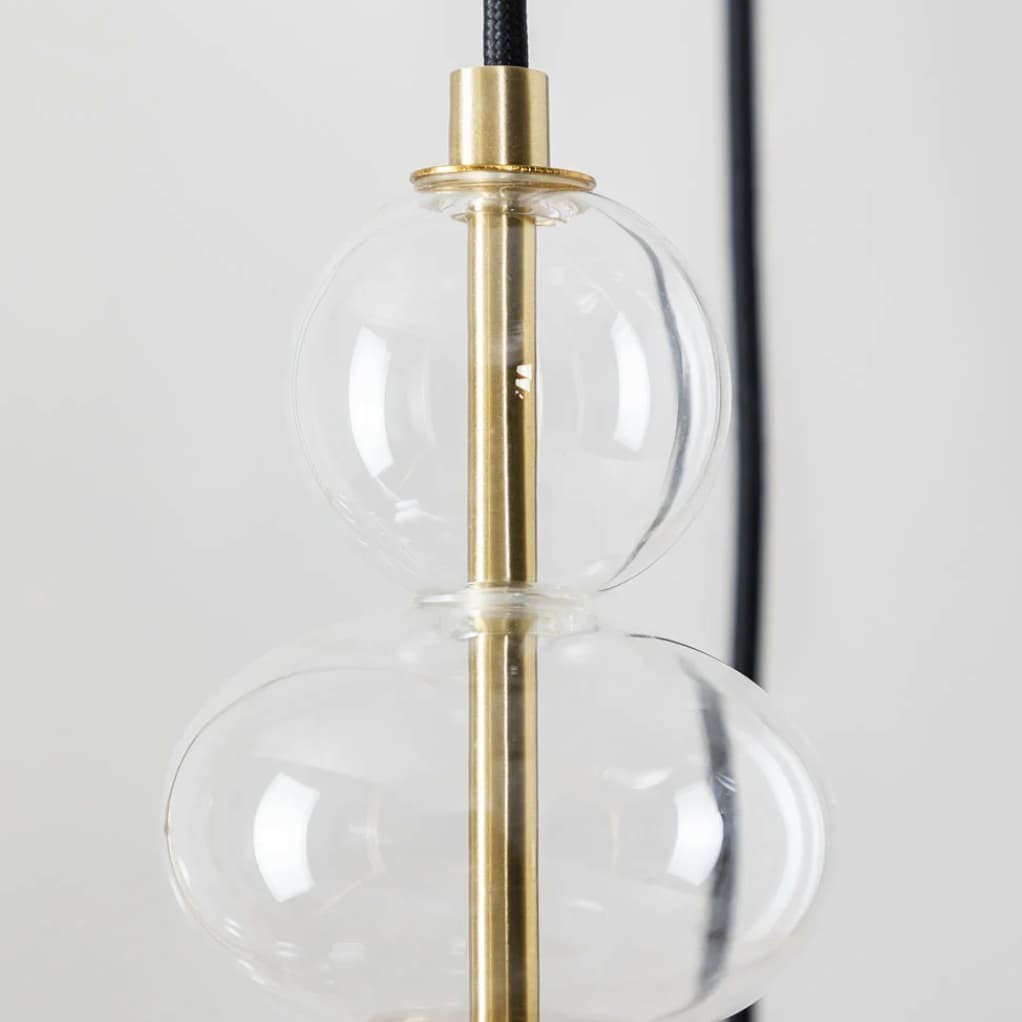 Contemporary Glass Lamp – Soft Glow for Modern Interiors S243