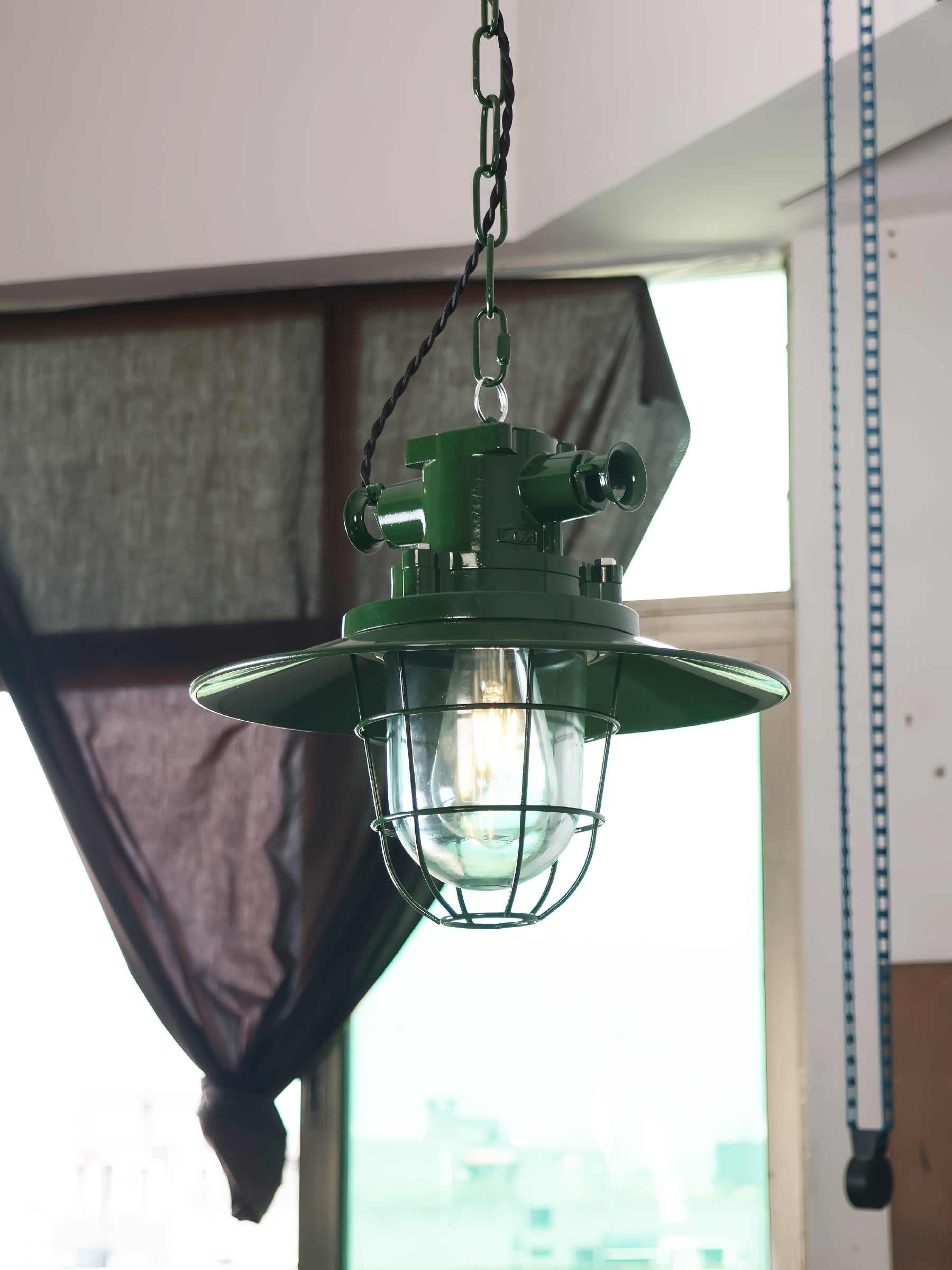 Thorlux Green Pendant Light T1689
