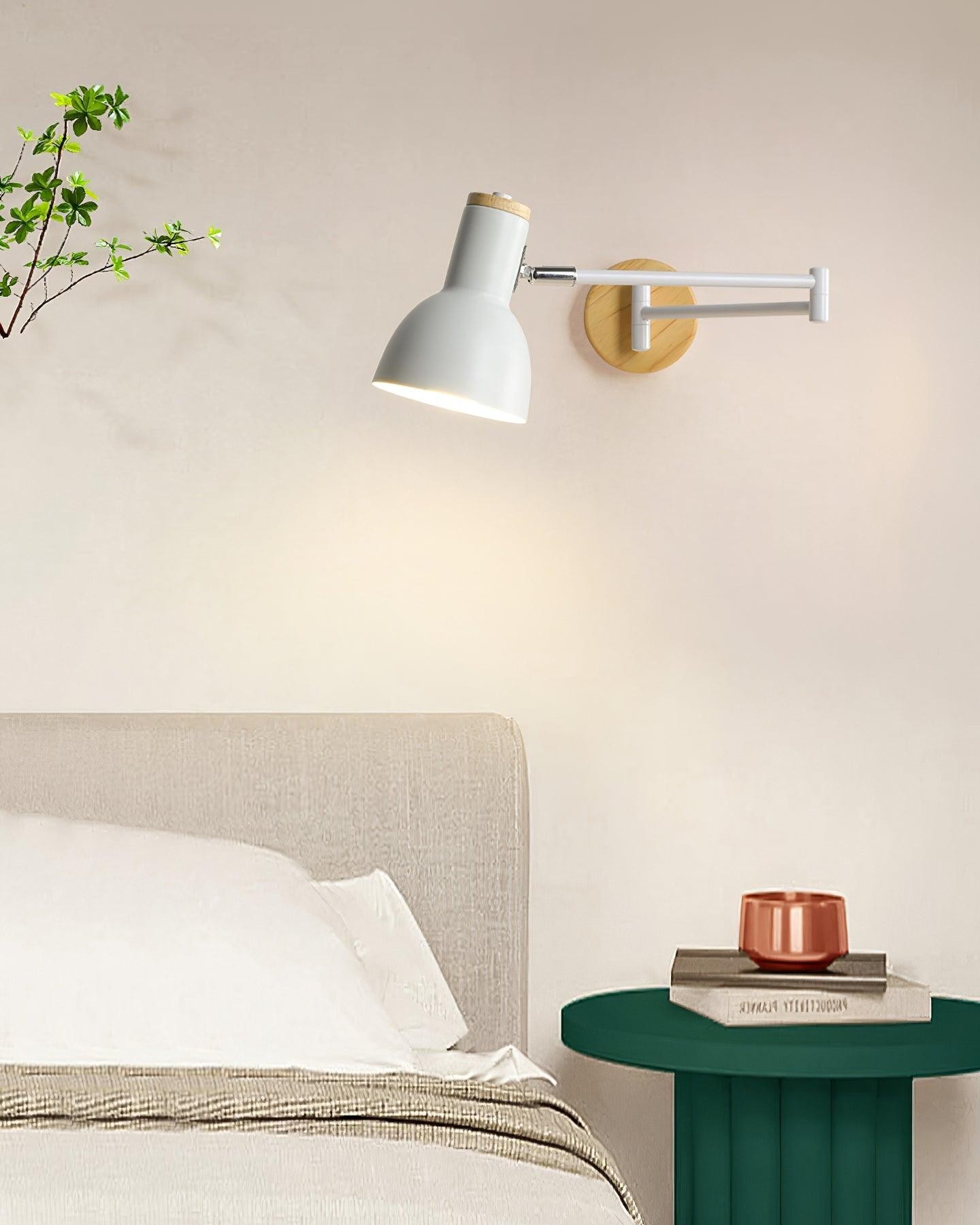 Wooden Adjustable Wall Lamp M291
