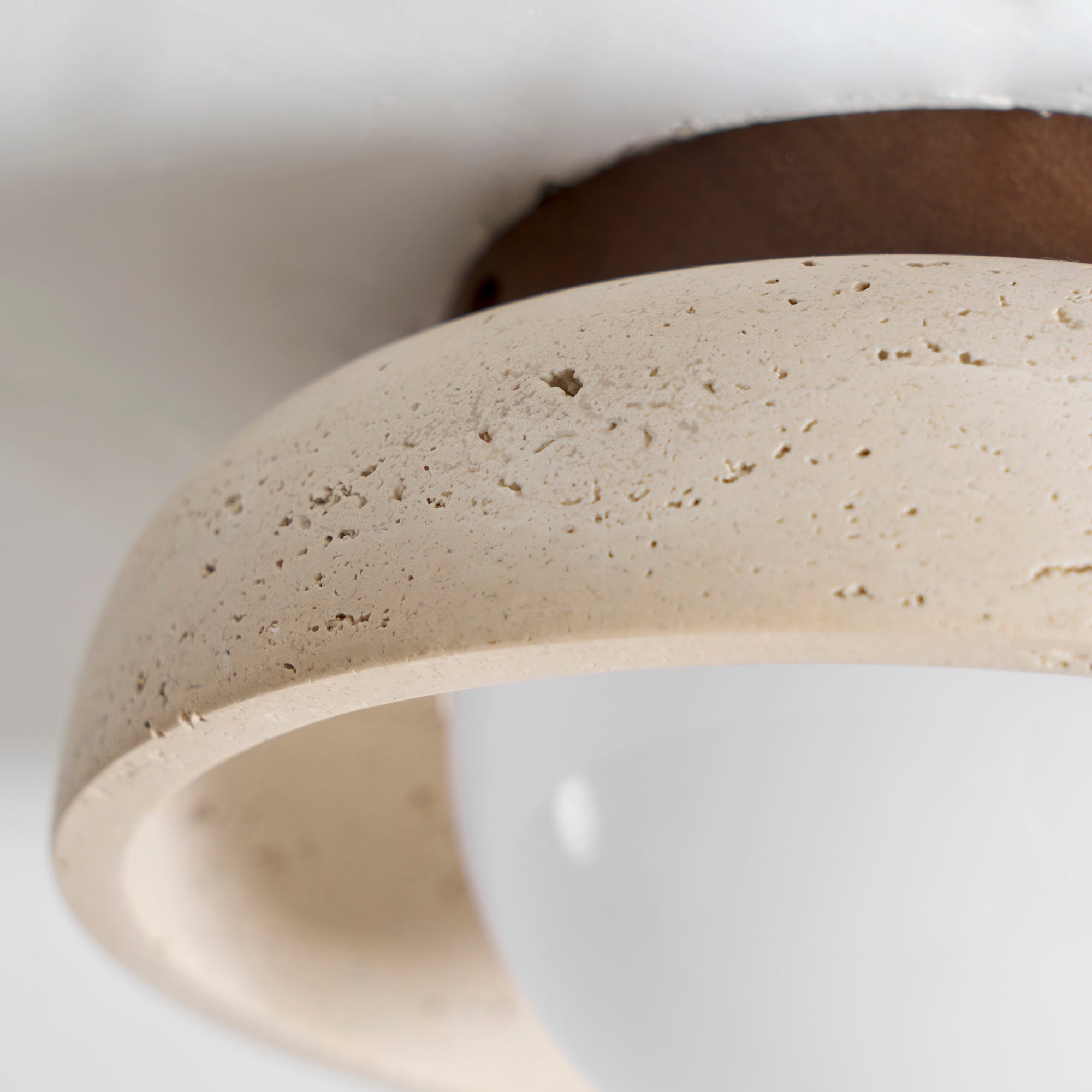 Piedra Travertine Ceiling Lamp T1906