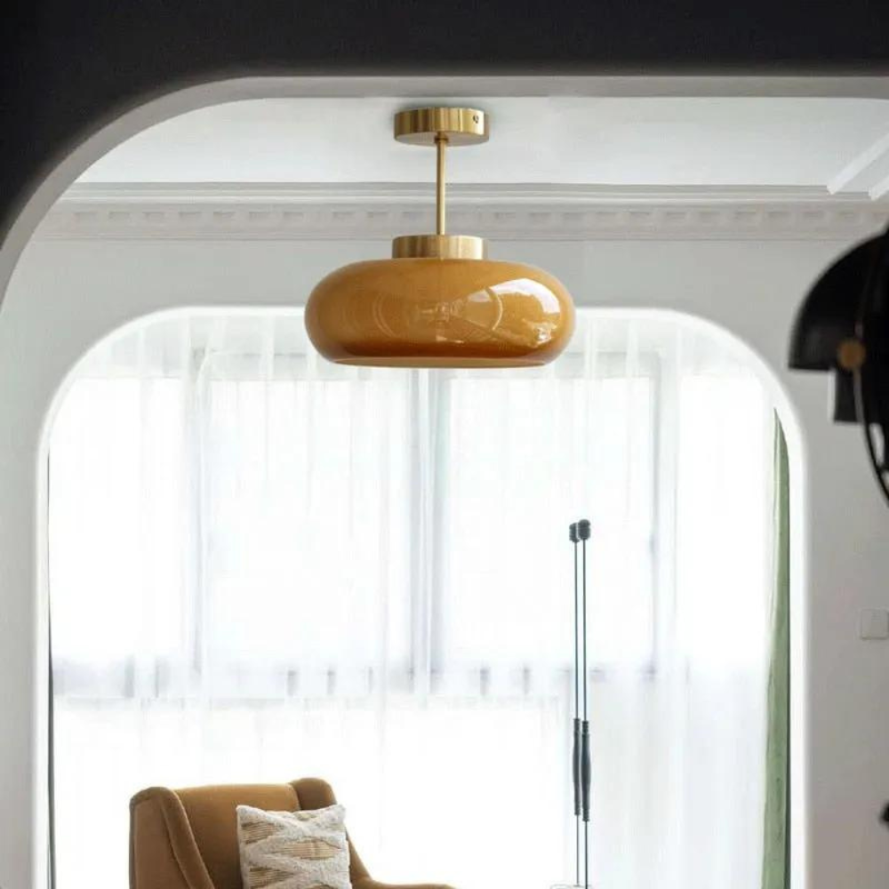 Shard Nordic Brass Glass Pendant Light T2073