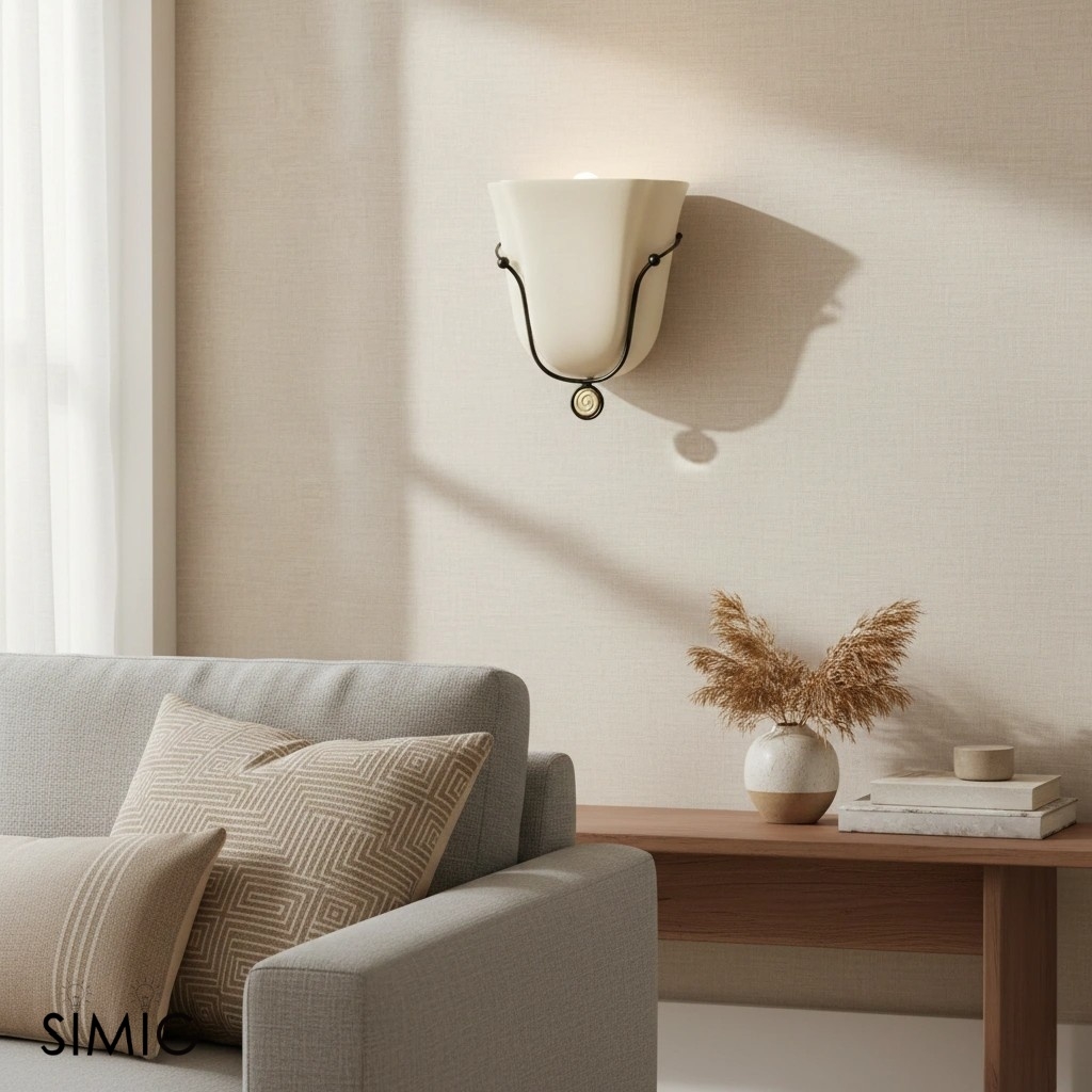 Bellina Modern Glass Wall Sconce - Ambient Lighting for Hallway P075