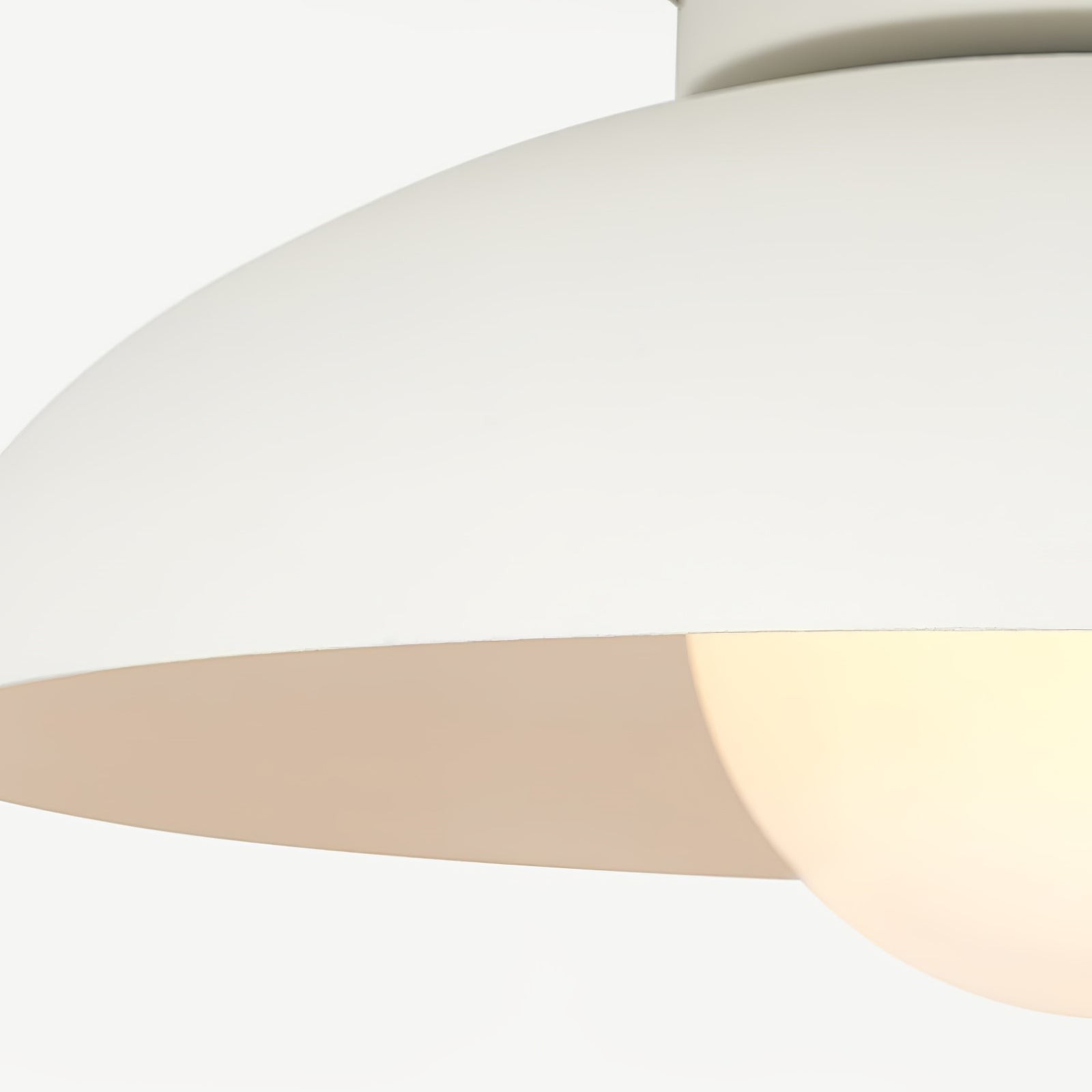 Matte Black Glass Dome Ceiling Lamp M449
