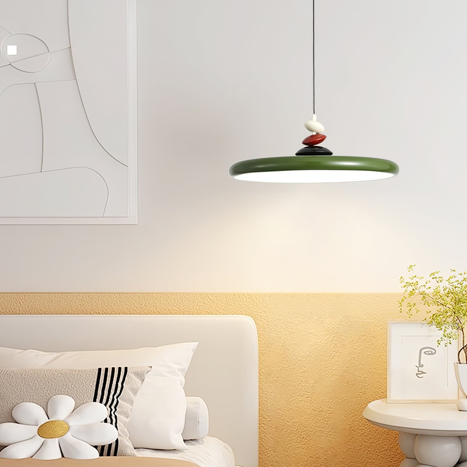 Nordic UFO Colorful LED Pendant Light M483