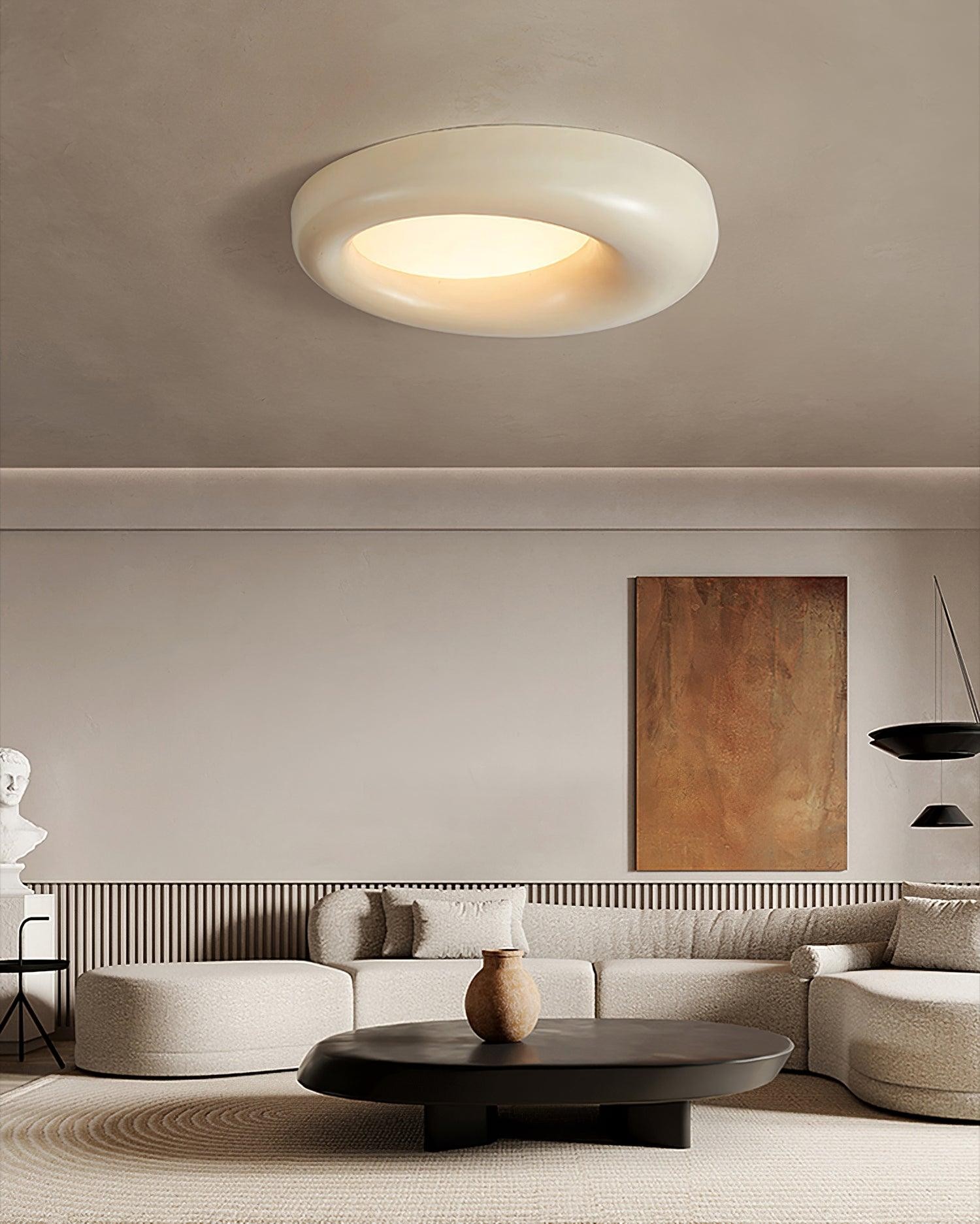 Center Offset Concentric Circle Acrylic Ceiling Lamp M308