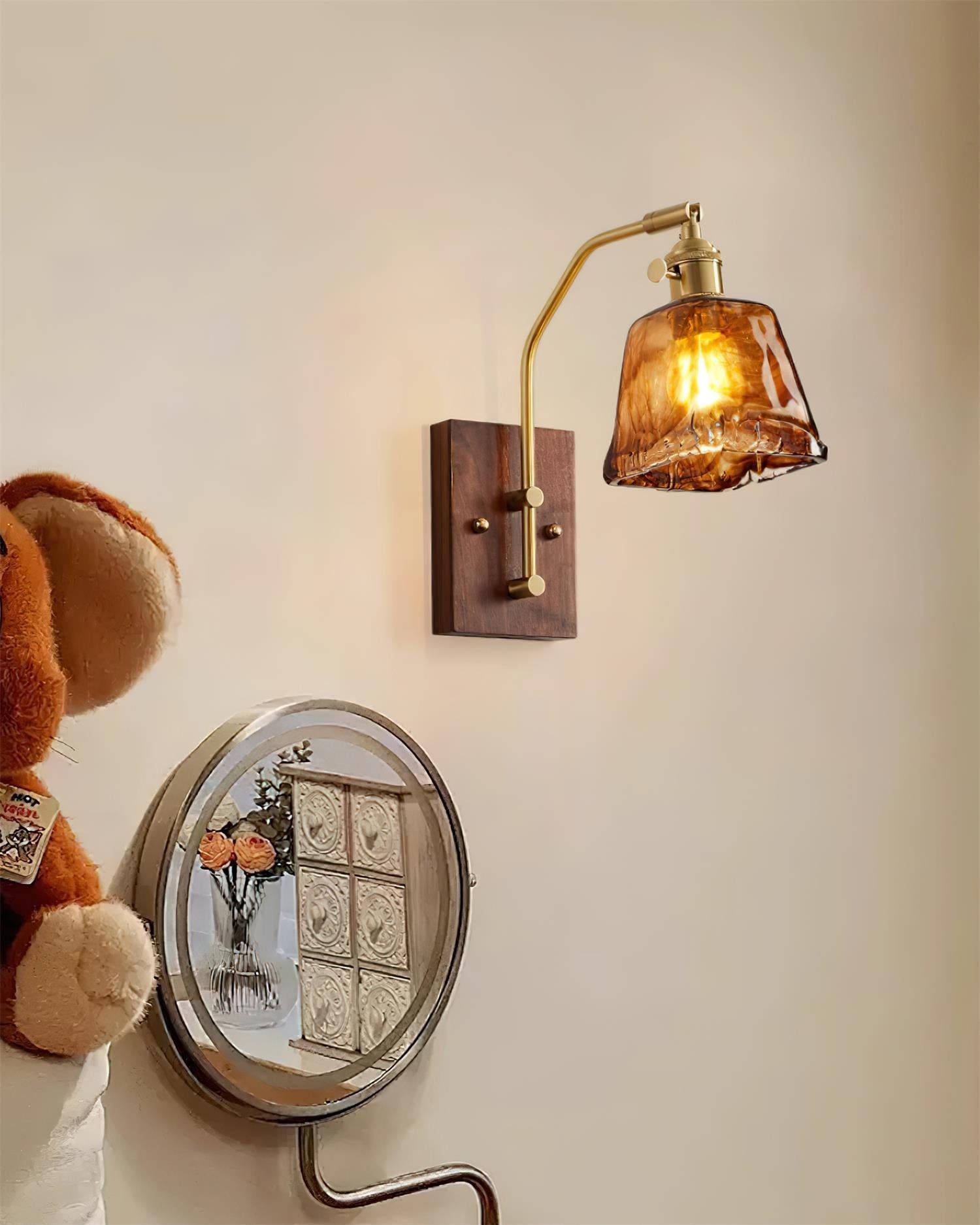 Vintage Morning Glory Shape Wall Lamp M83
