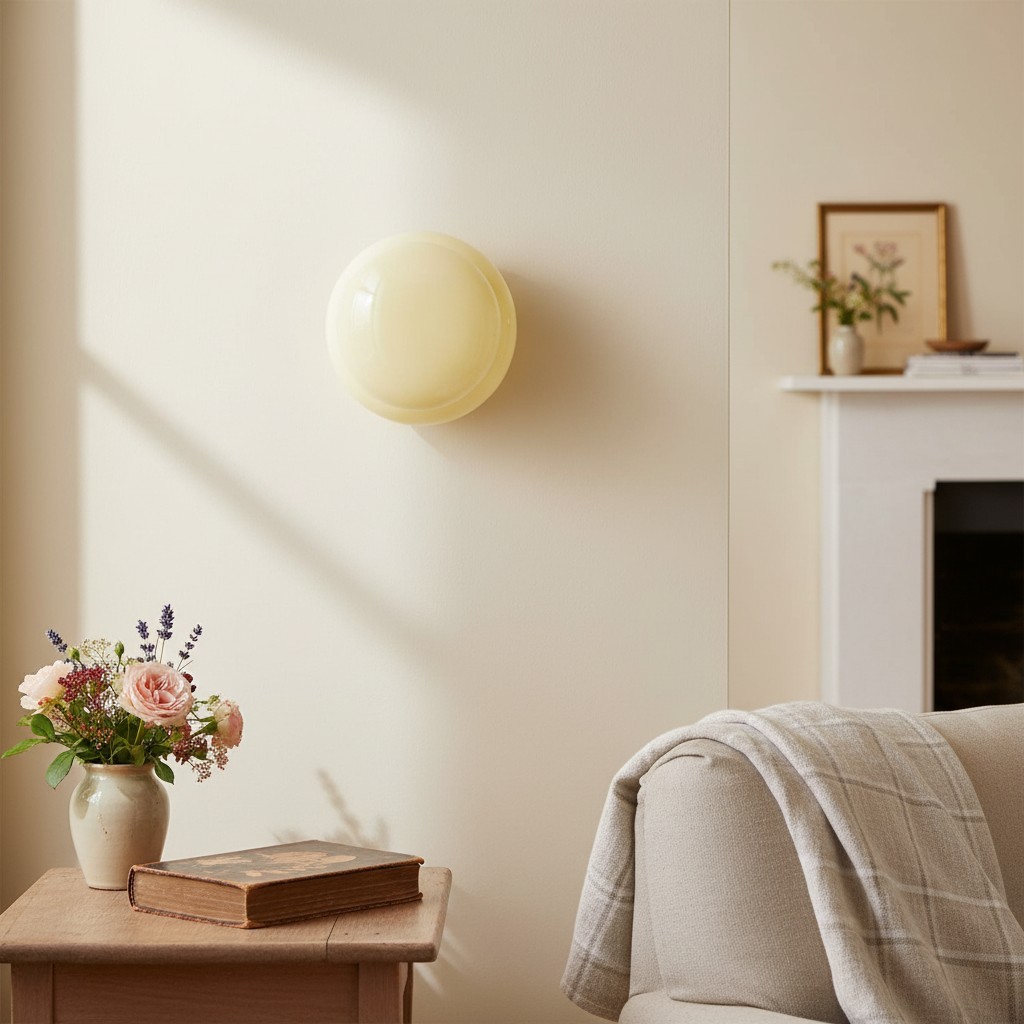 Orra Opaline Glass Wall Sconce - Classic Ambient Light for Hallway T423